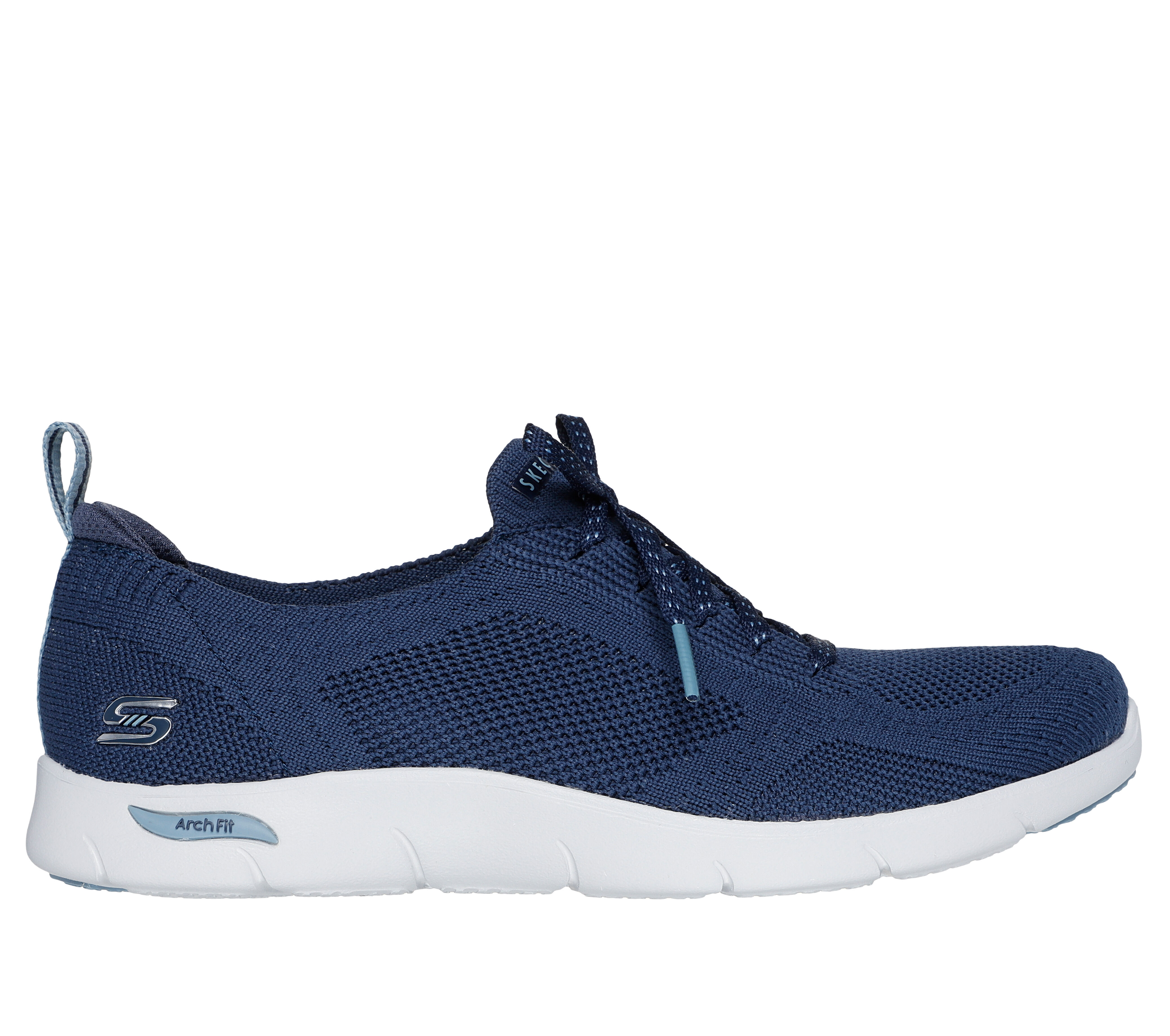 Blue skechers ladies top