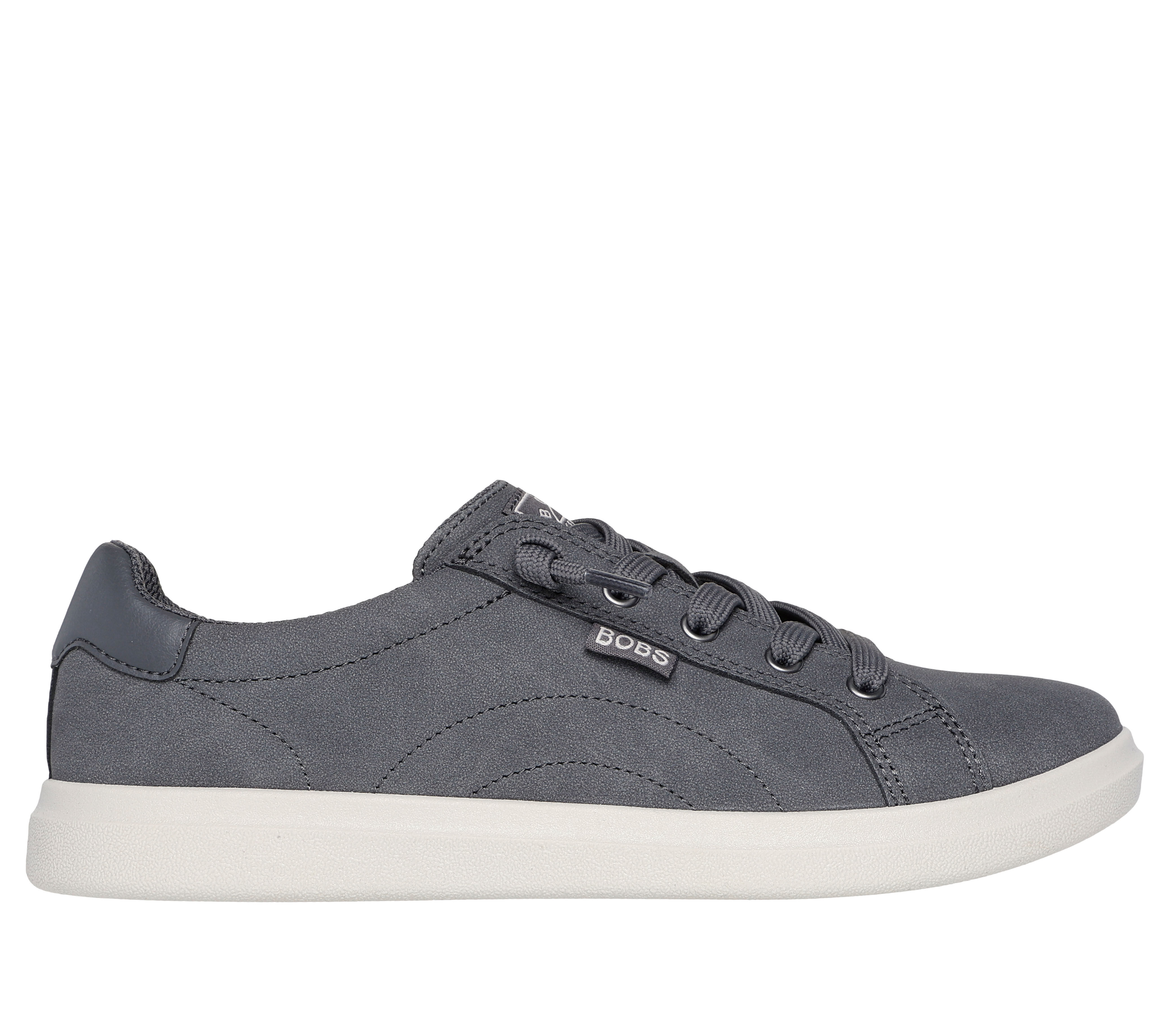 Skechers Women s BOBS D Vine Casual Event Sneaker in Charcoal Size 8.5 Vegan Medium Width