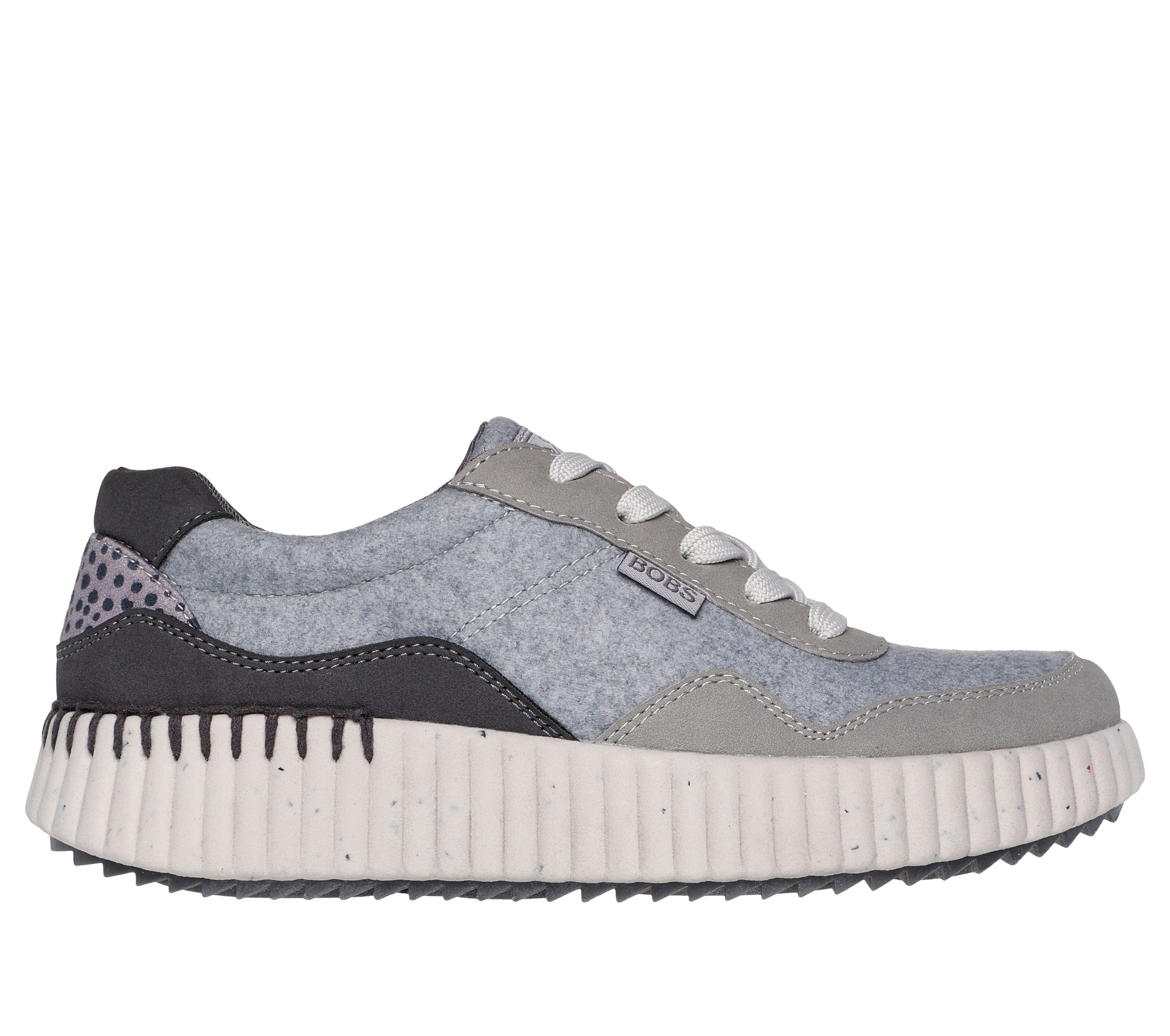 Skechers Women s BOBS Vista Mellow Stroll Sneaker in Gray Size 7.0 Medium Width