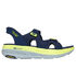 Skechers Slip-ins: Max Cushioning Premier 2.0 Sandal - Julian, BLEU MARINE / VERT-LIME, swatch