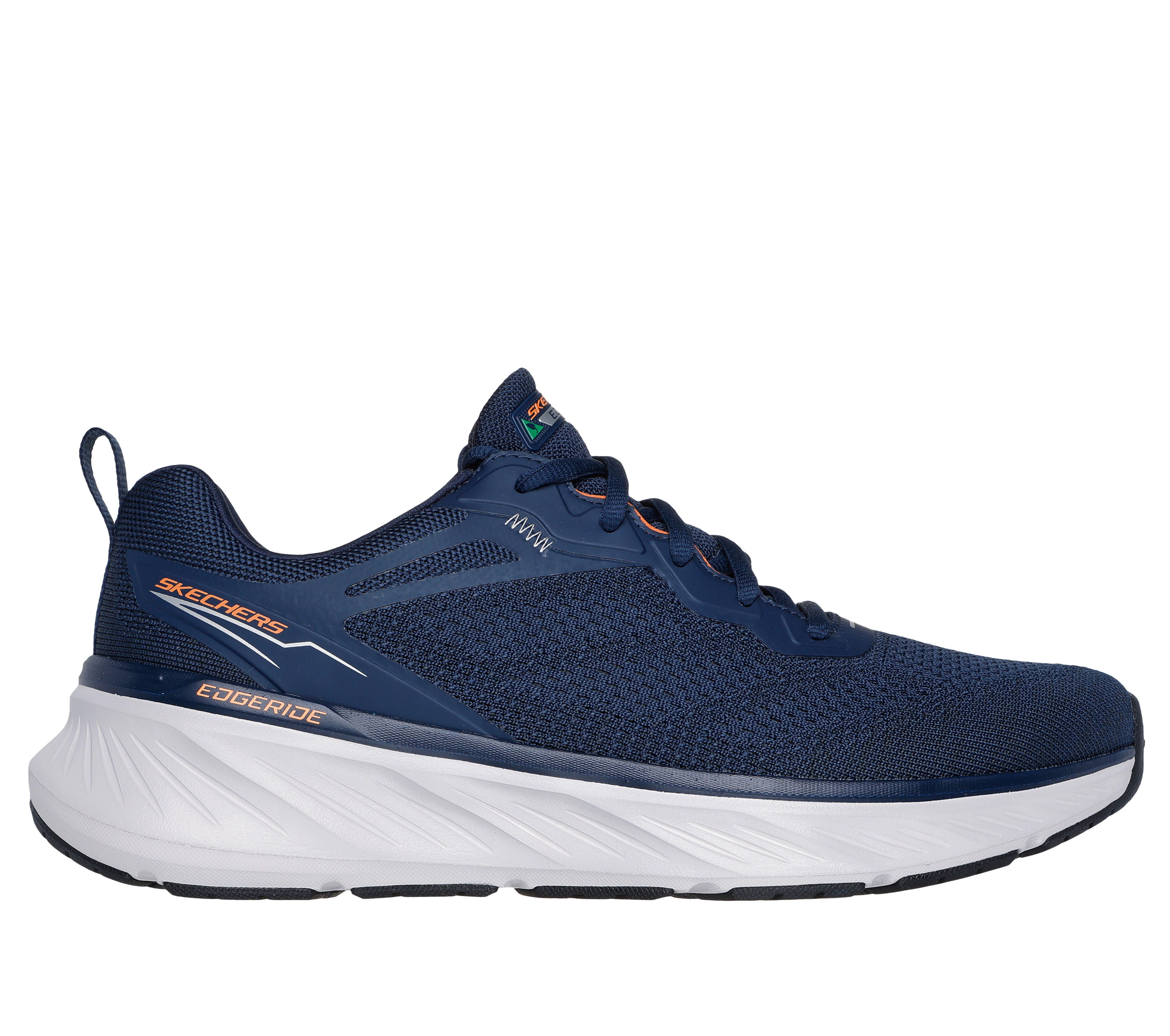 Blue and orange skechers shop
