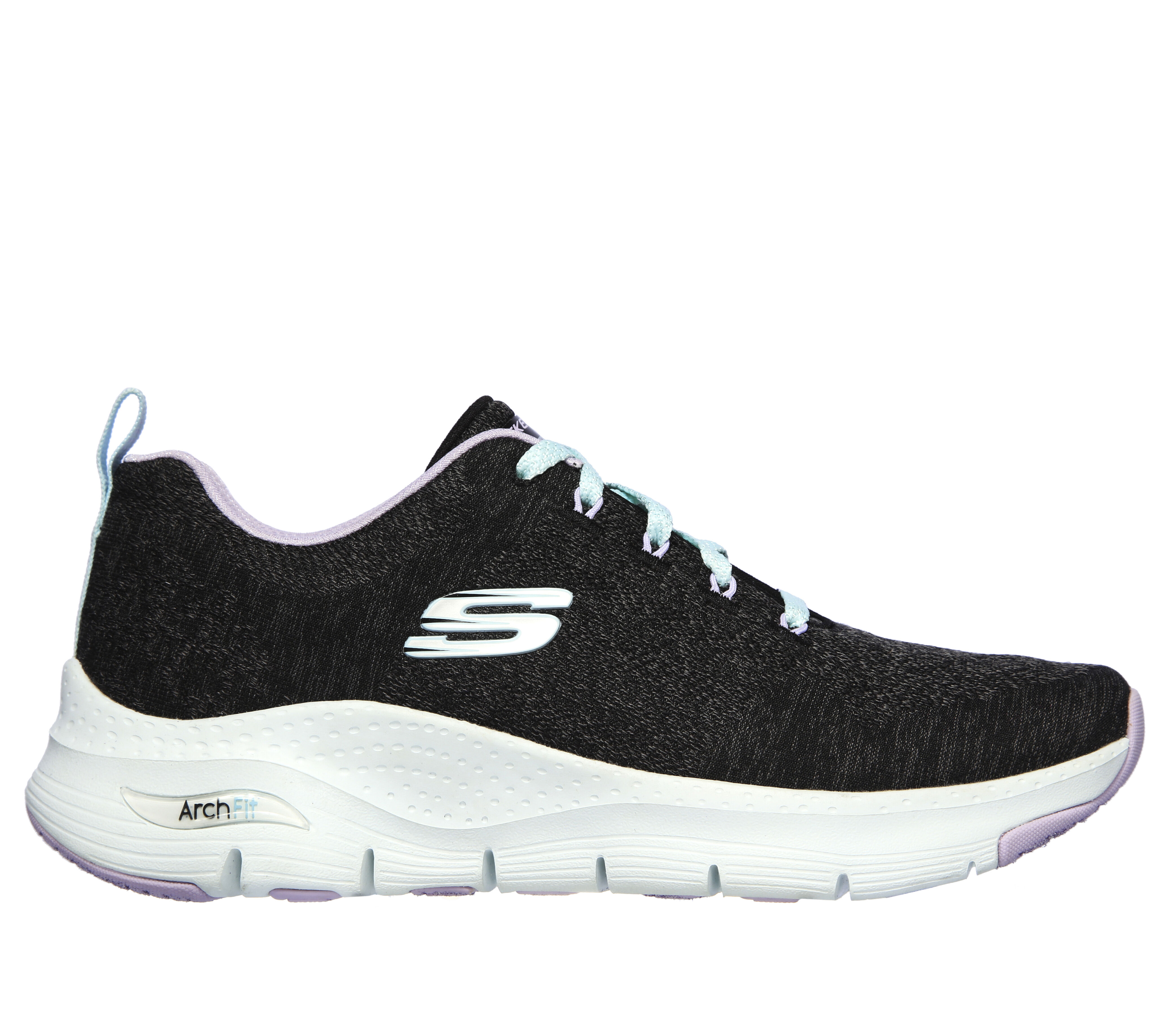 skechers white sports shoes