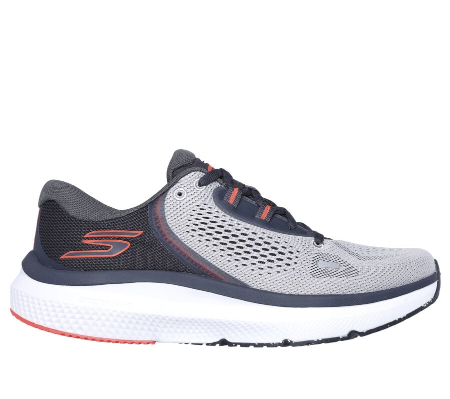 GO RUN Pure 4 Arch Fit, GRAY / ORANGE, largeimage number 0