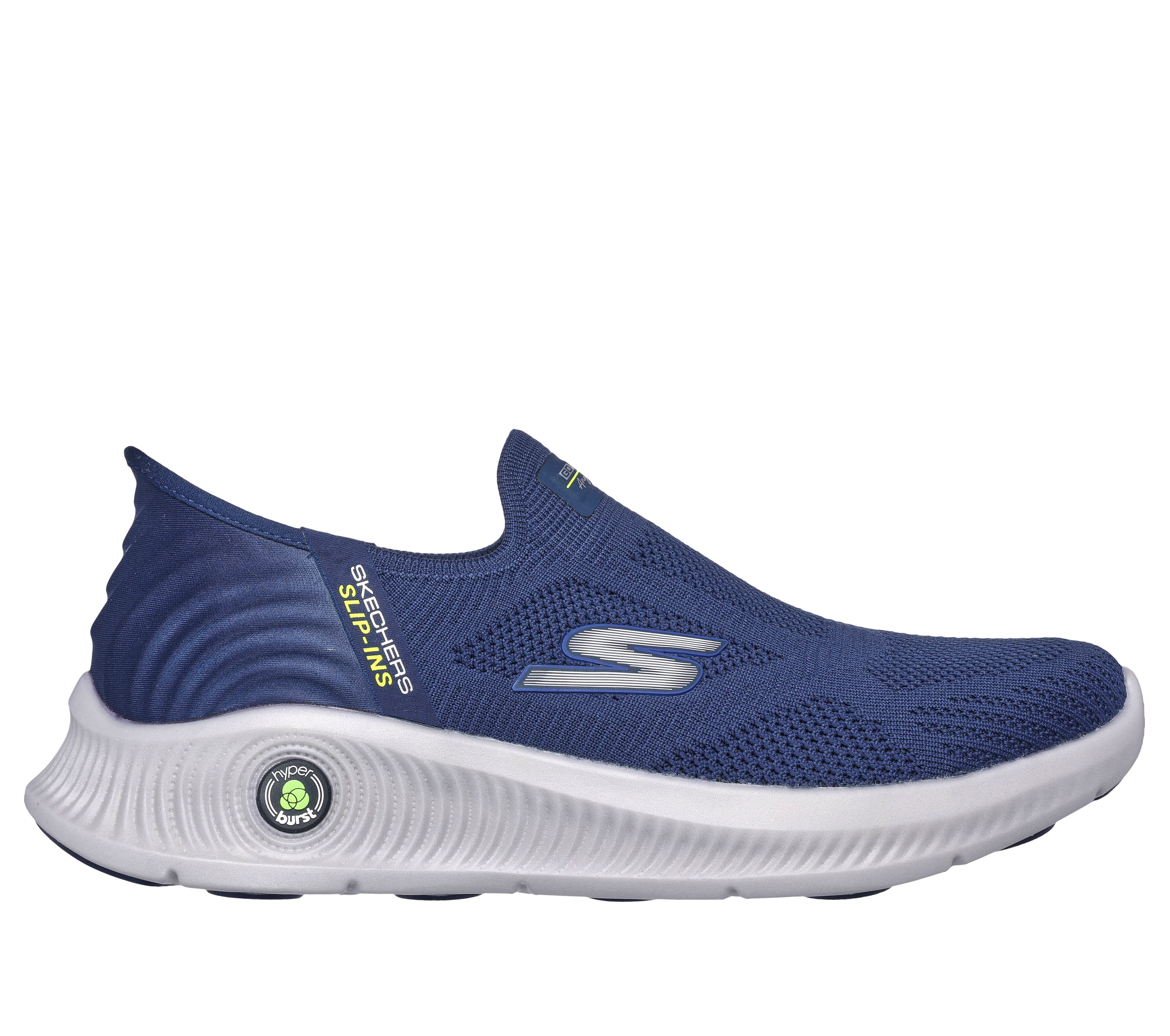 Skechers Men s Slip ins GO WALK Anywhere The Tourist Slip On Shoes in Navy Blue Size 14.0 Vegan Medium Width Machine Washable Arch Fit
