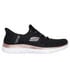Skechers Slip-ins: Summits - Brilliant Shine, NOIR / OR ROSE, swatch