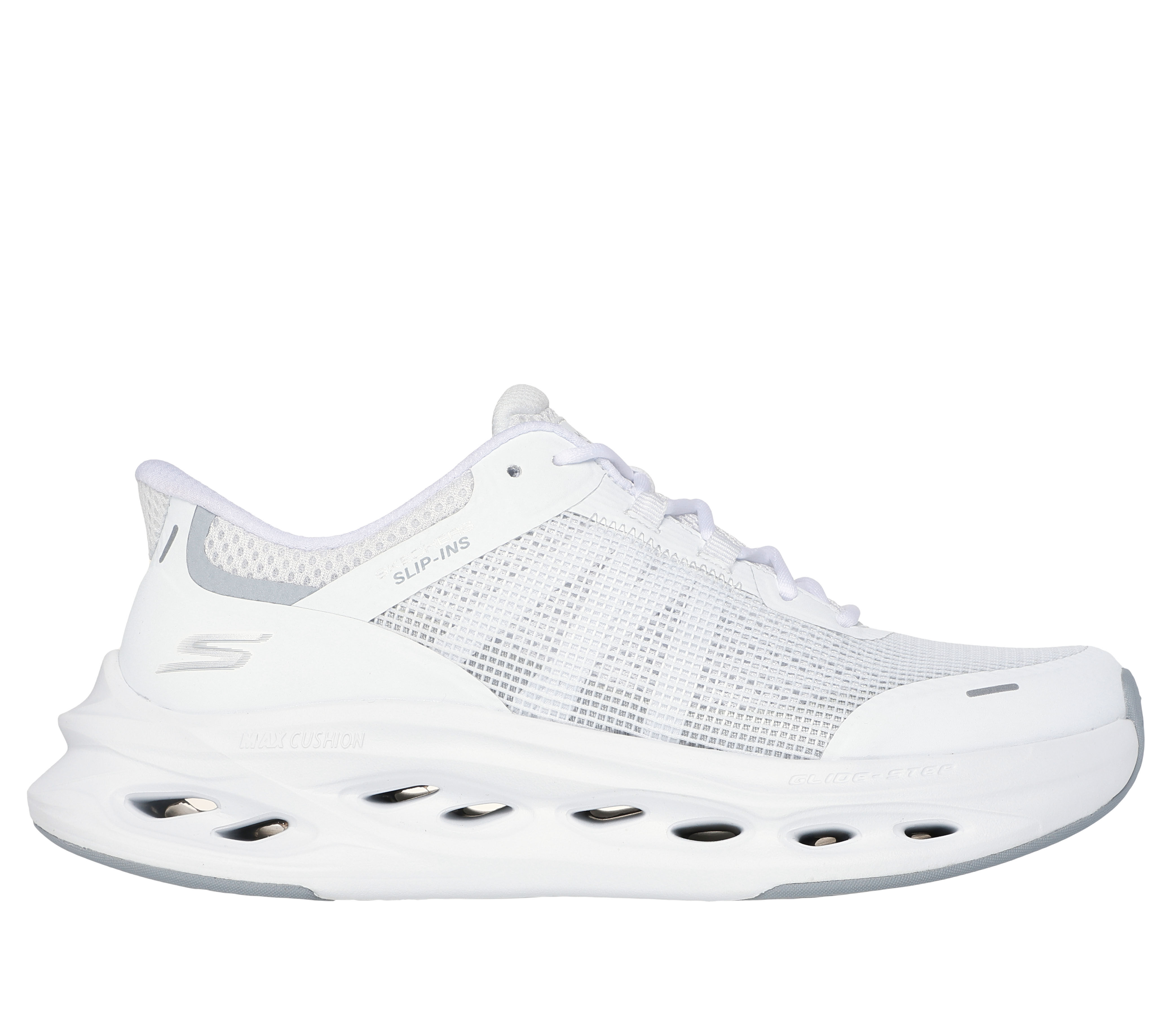All white womens running sneakers online