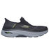 Skechers Slip-ins: Max Cushioning AF - Fortuitous, NOIR / GRIS ANTHRACITE, swatch