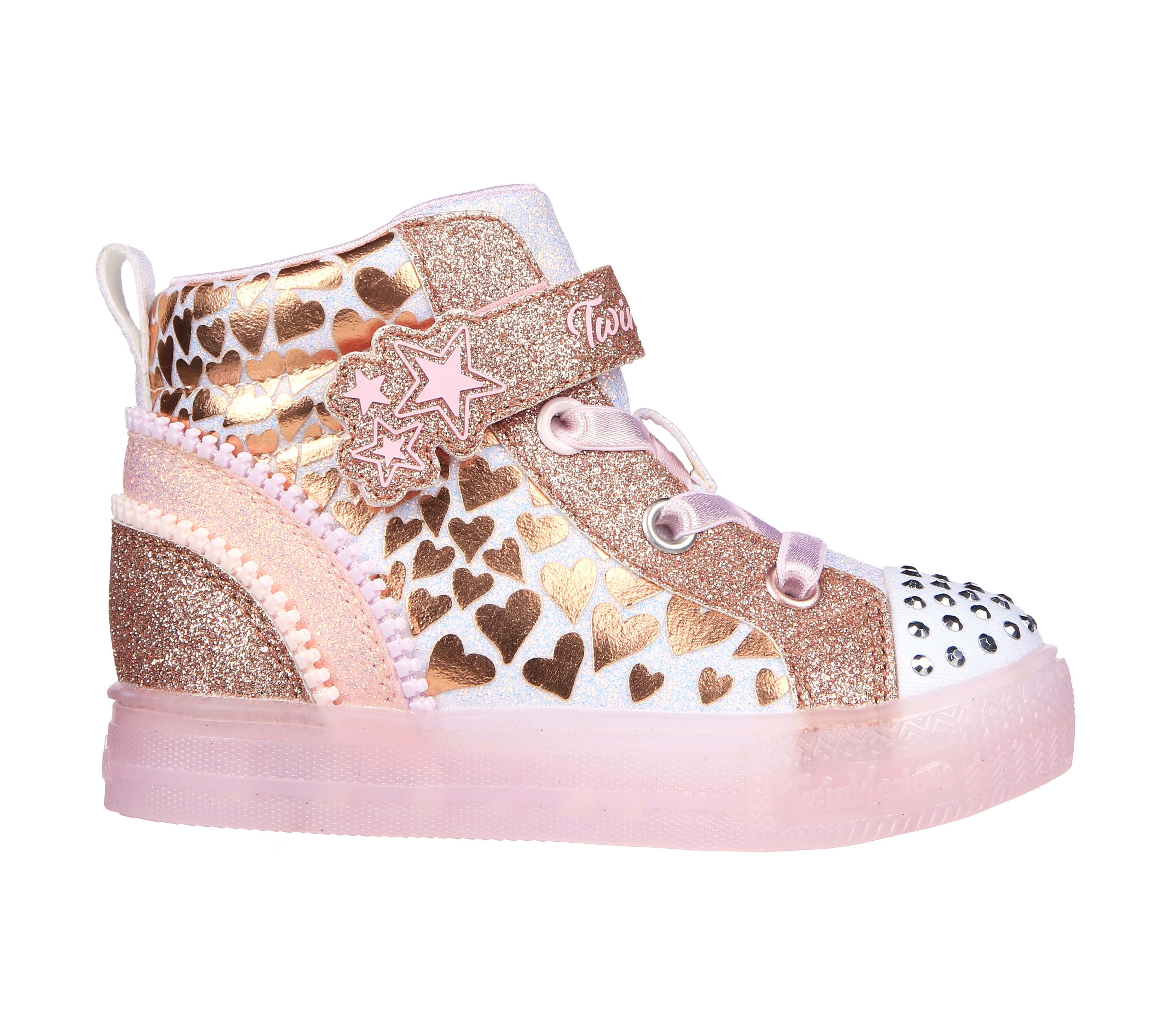 Skechers twinkle best sale toes hearts