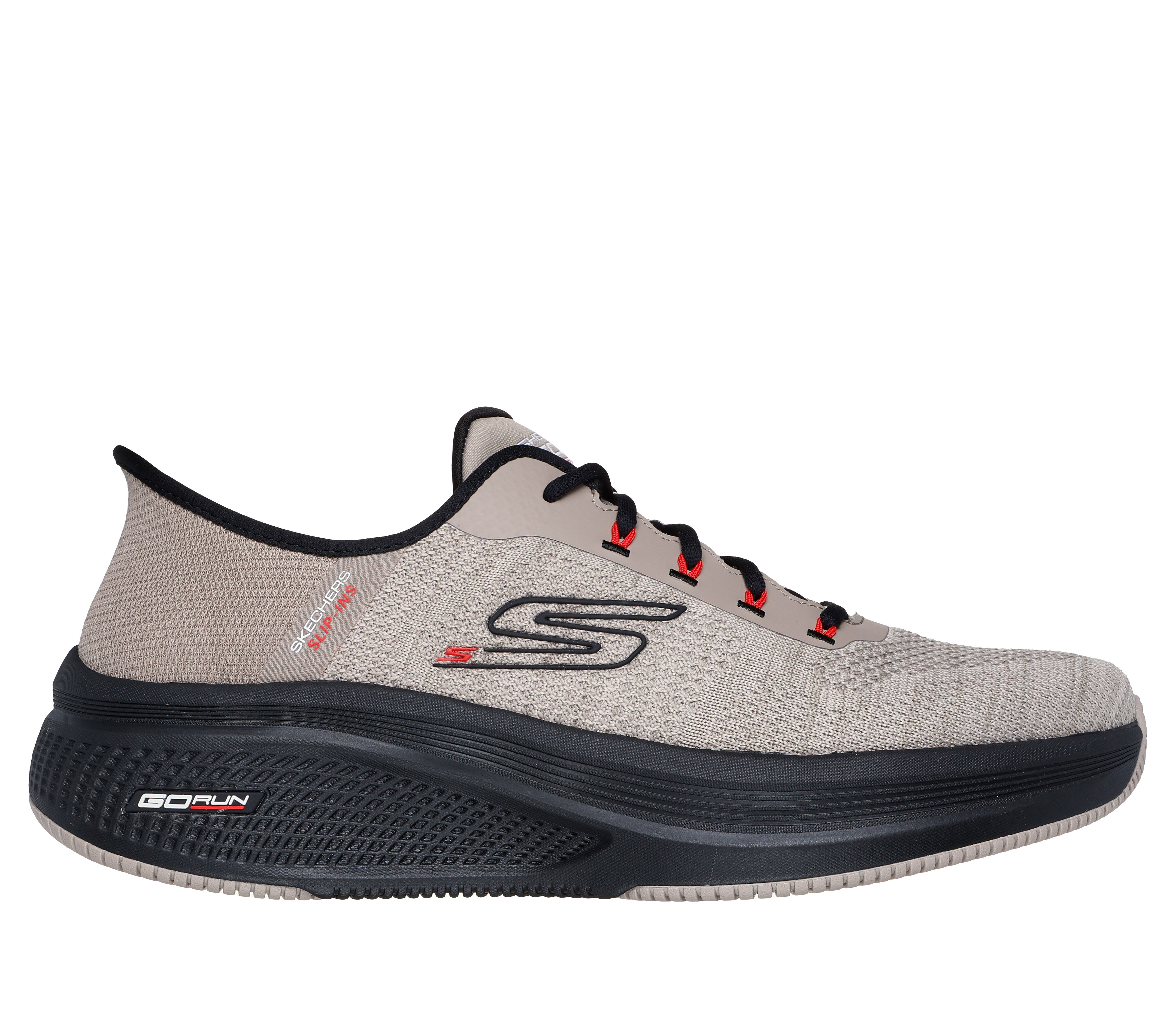 Skechers Men s Slip ins GO RUN Elevate 2.0 Sneaker in Charcoal Size 7.0 Extra Wide Vegan Machine Washable