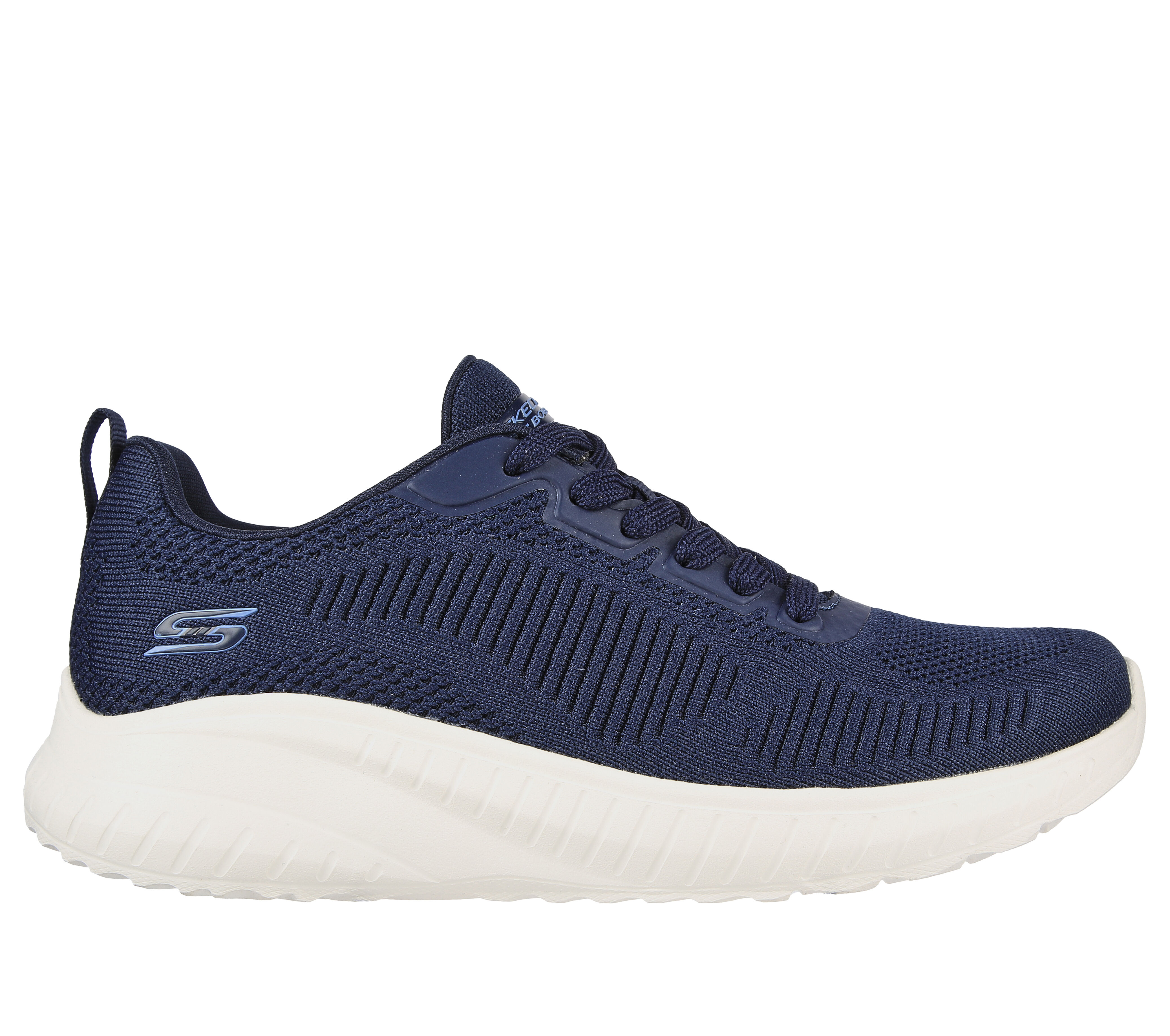 Navy blue online skechers bobs