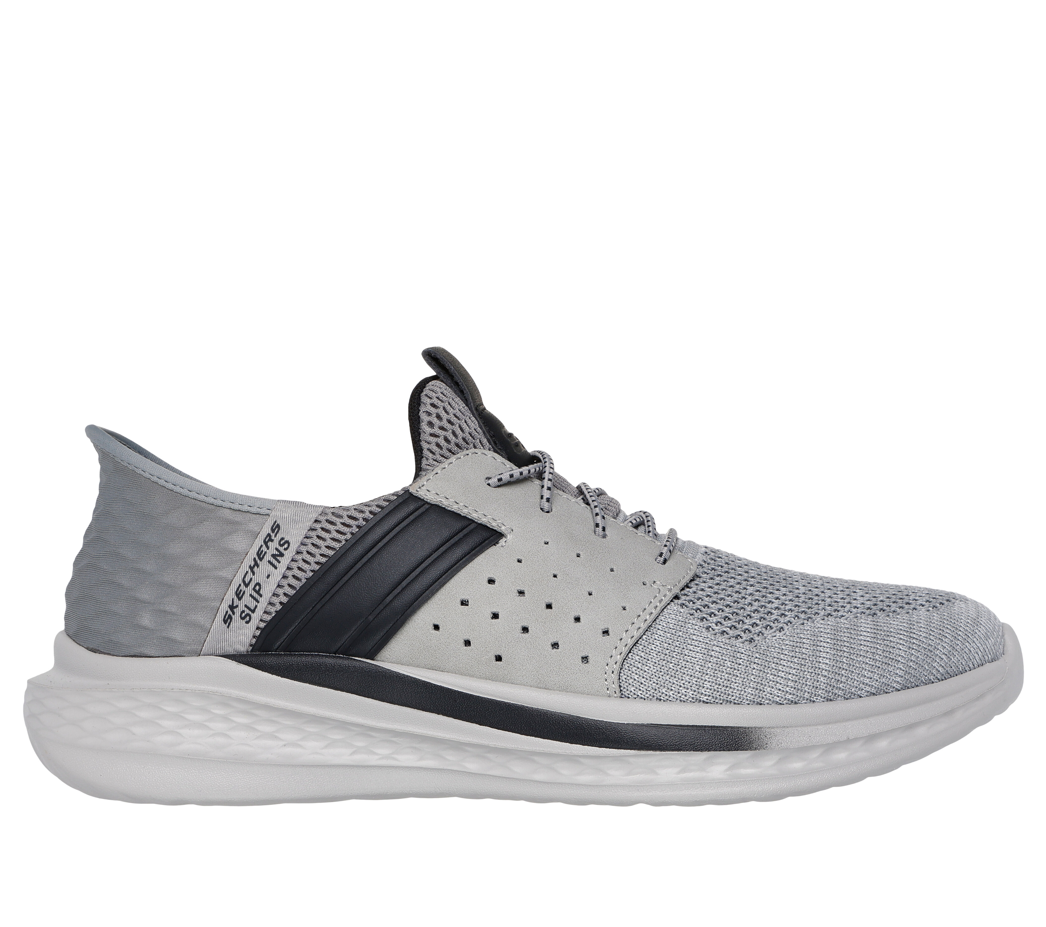 Gray skechers shoes clearance