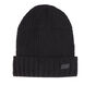 Mixed Rib Knit Beanie, NOIR, large image number 0