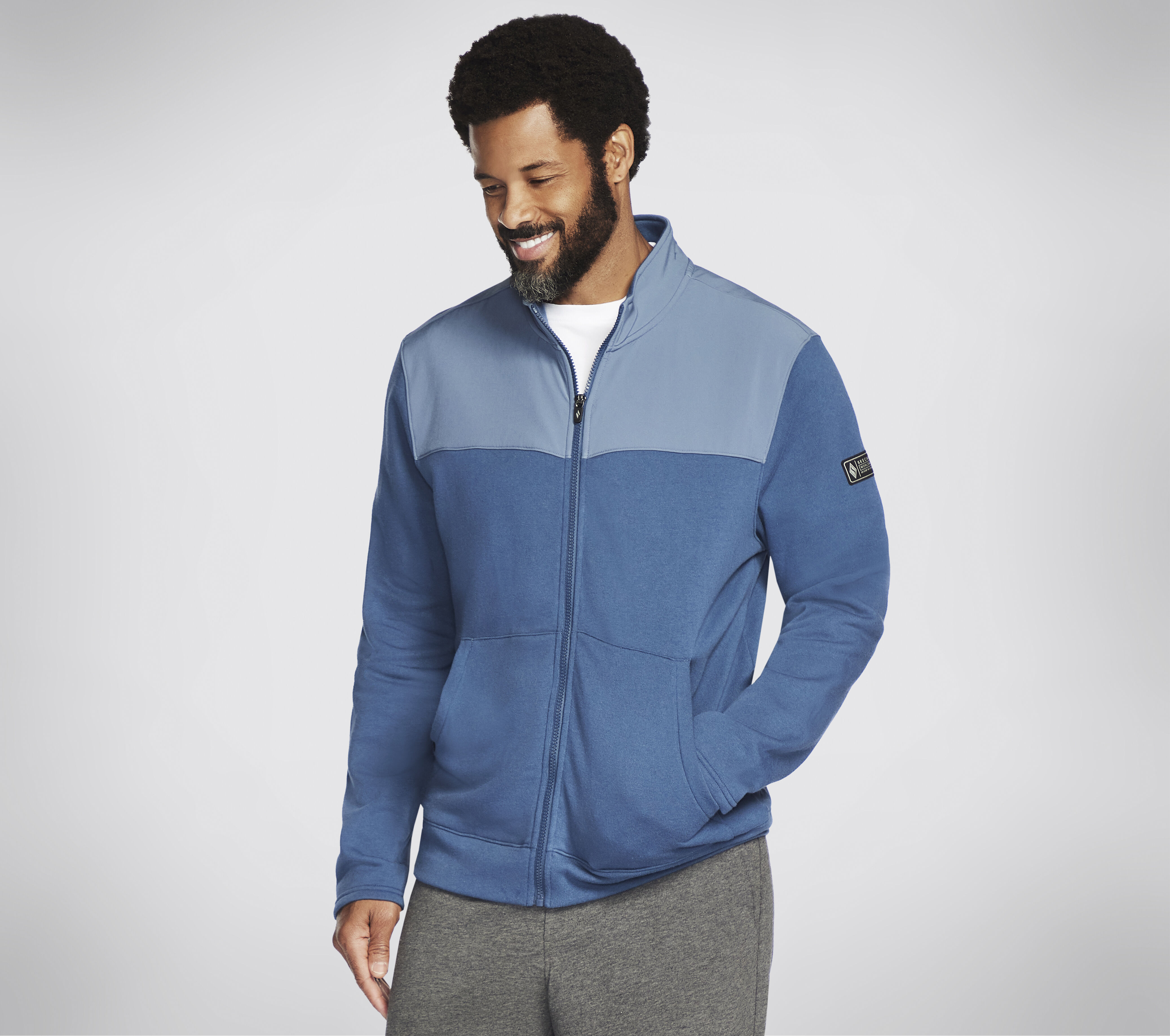 Hoodless jacket hot sale