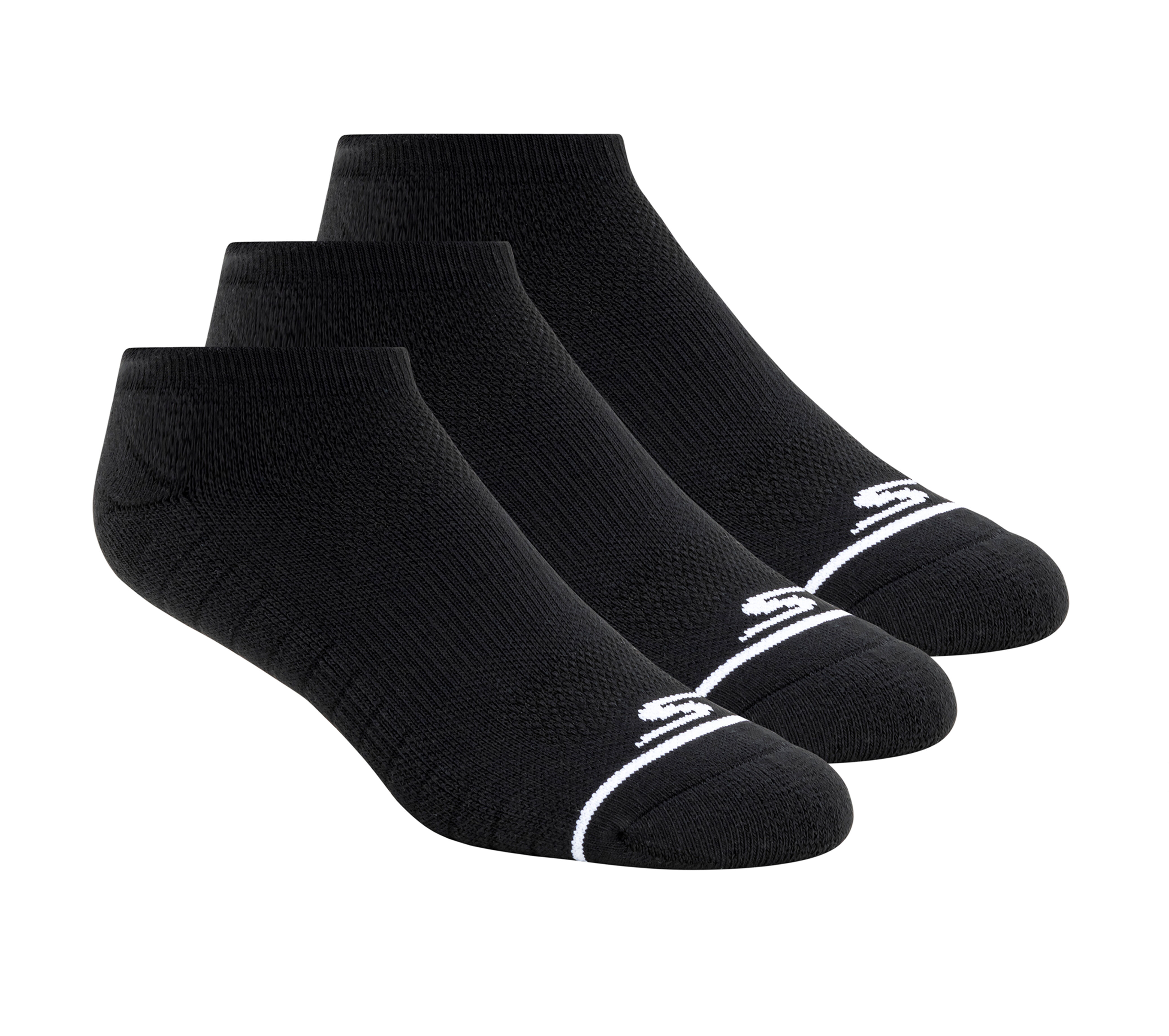 Mens No Show Premium Basic Socks 3 Pack