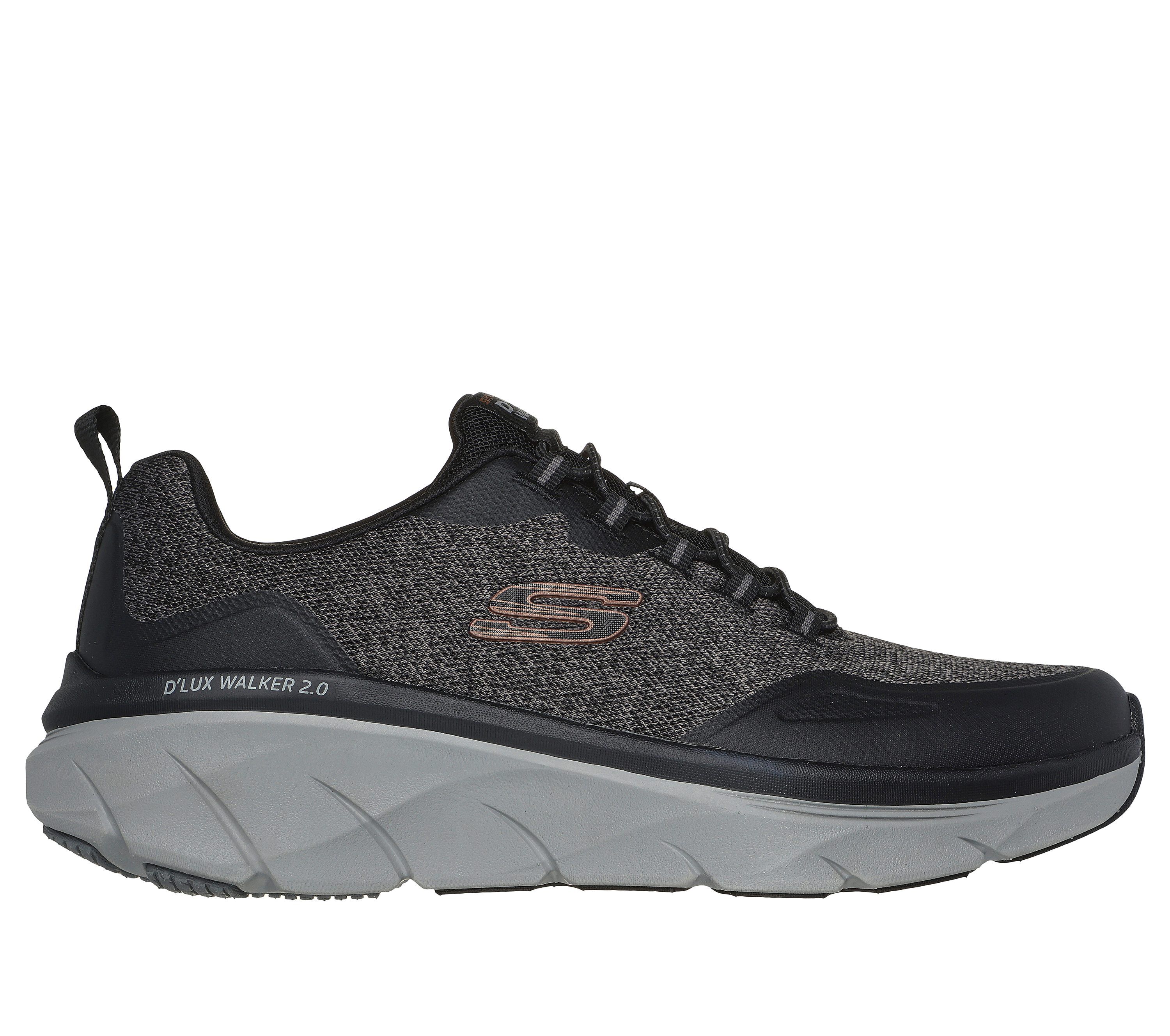 Skechers Mens D lux Walker 2.0 Steadyway Sneaker