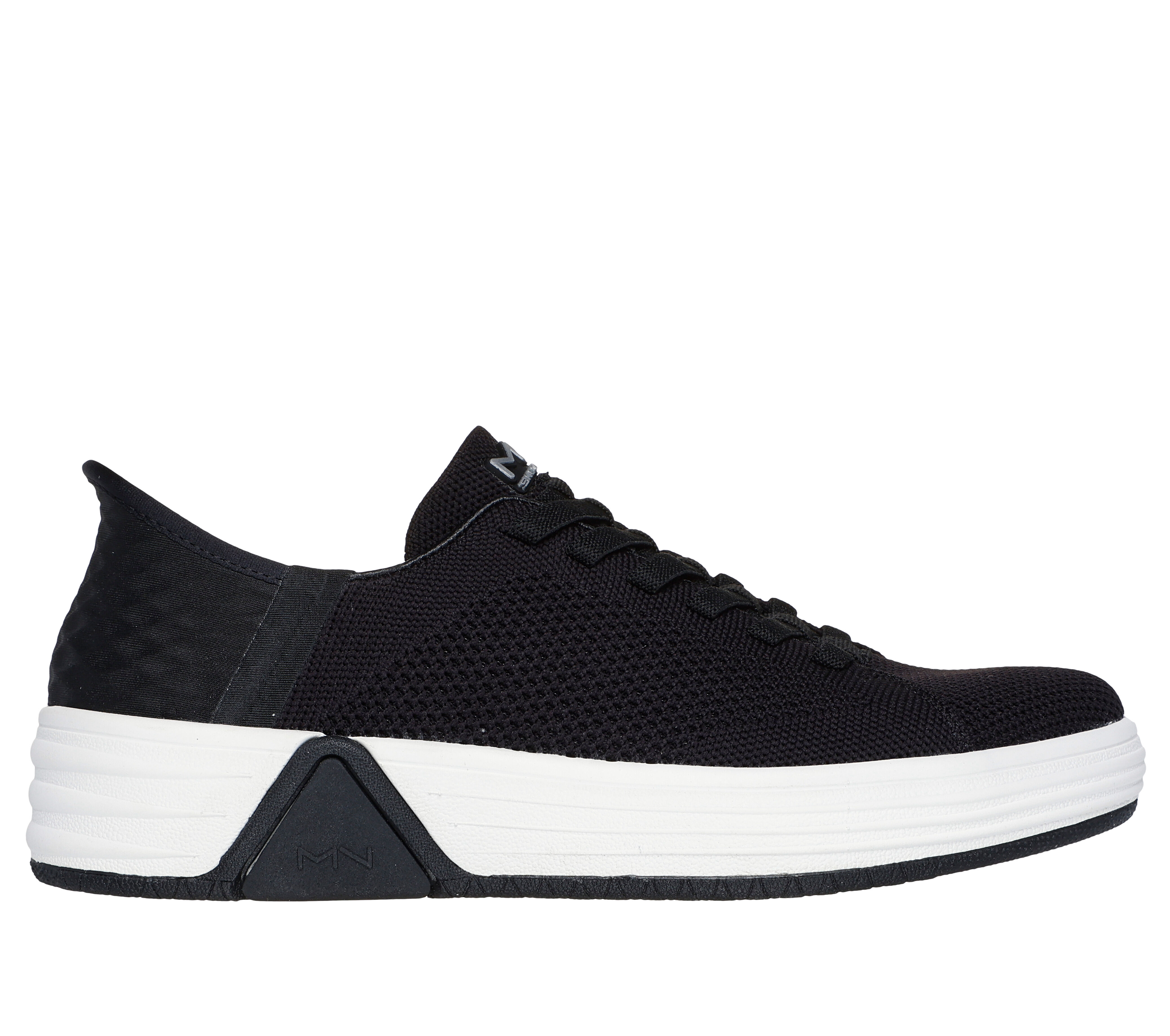 Black lace skechers hot sale