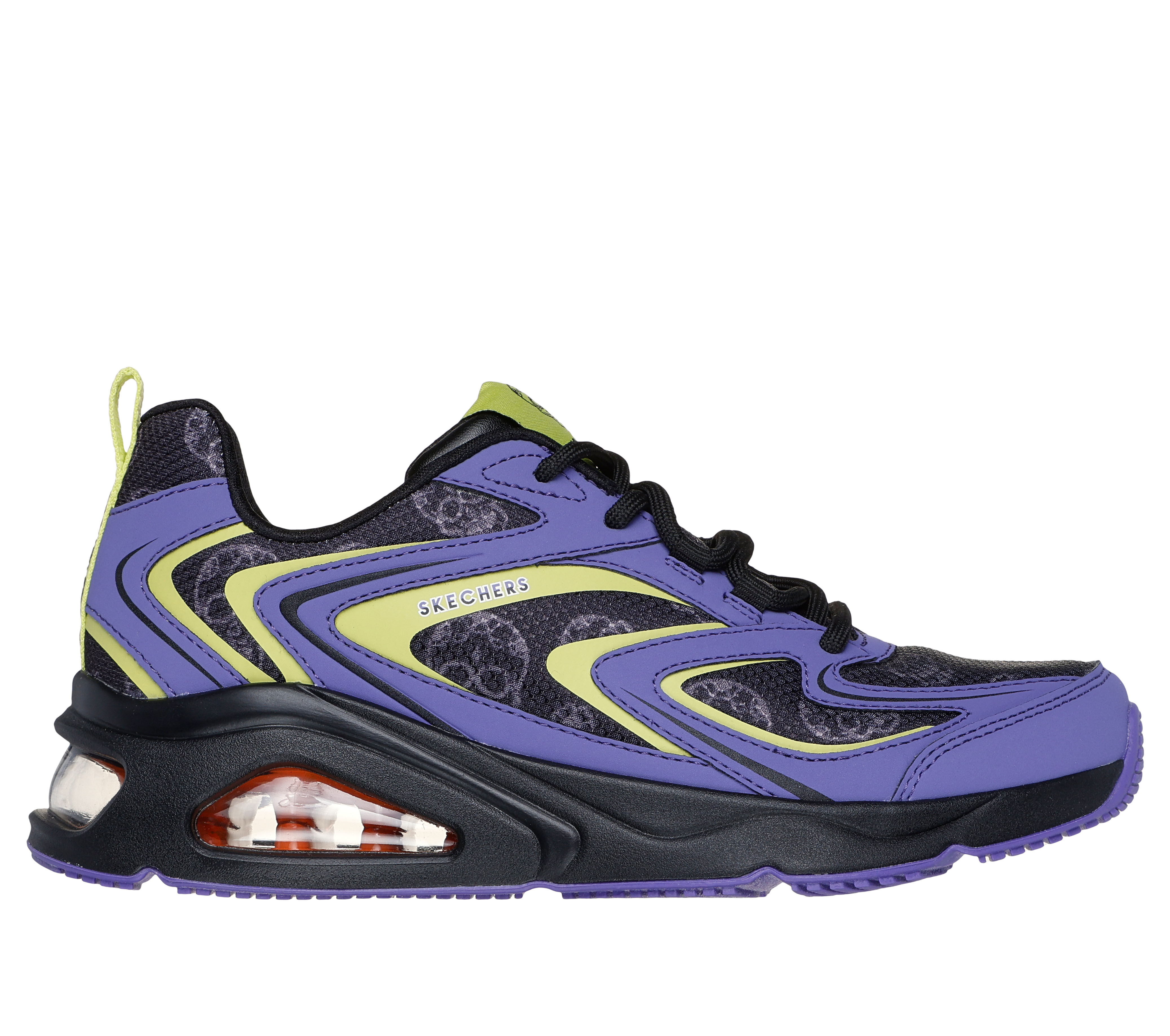 Skechers street glitter star leather trainer online