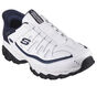 Skechers Slip-ins: After Burn - Grill Captain, WHITE / NAVY, large image number 5