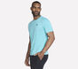 Performance Charge Tee, TURQUOISE / YELLOW, large image number 2
