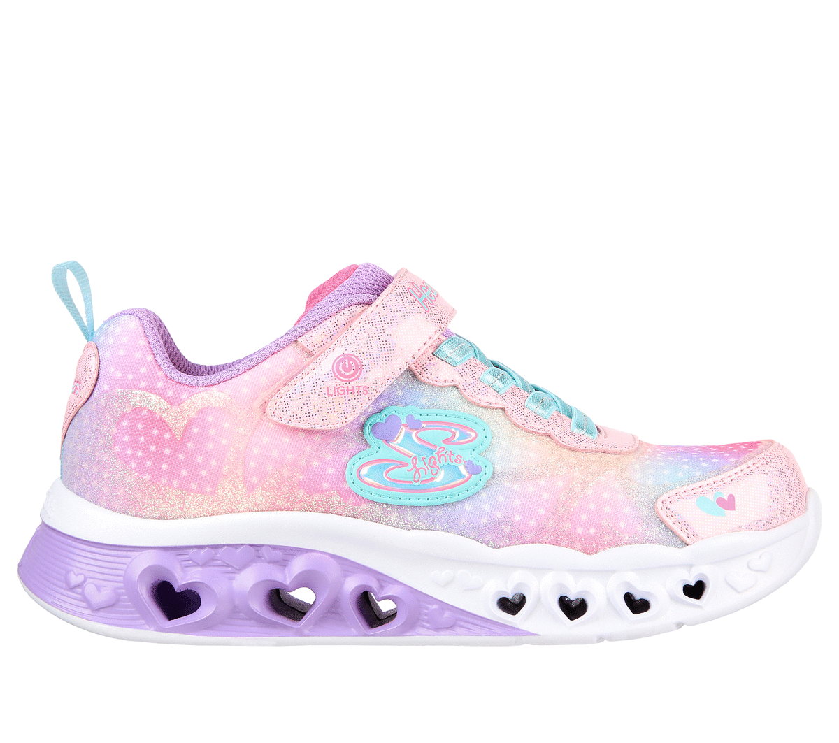 Skechers light sale up hearts