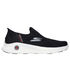 Skechers Slip-ins: GO WALK Anywhere - The Tourist, NOIR / BLANC, swatch