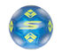 Hex Dusted Size 5 Soccer Ball, ARGENT / BLEU, swatch