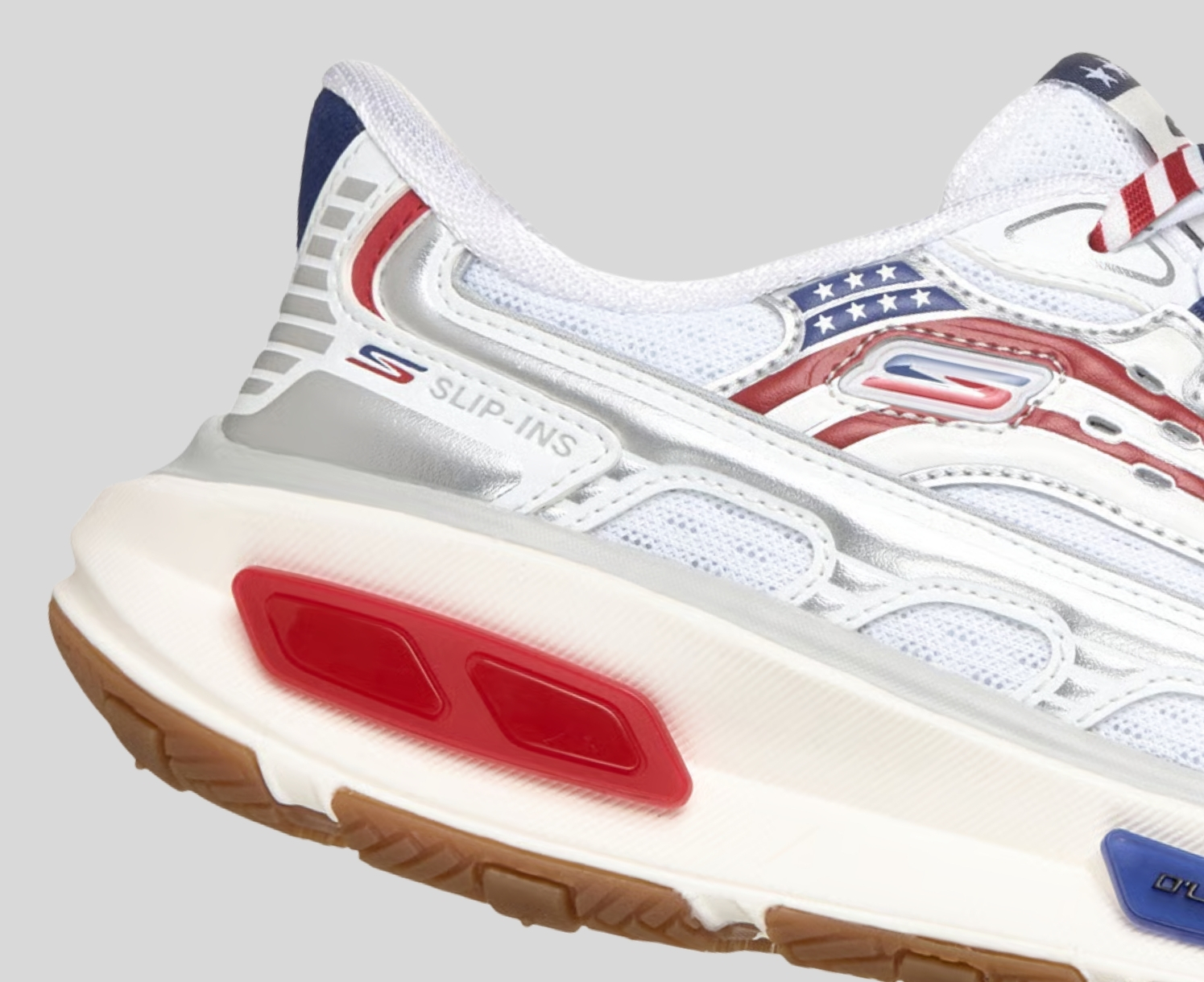 Skechers Slip-ins: Arch Fit D'Lites 330 - Star Line - WHITE / NAVY