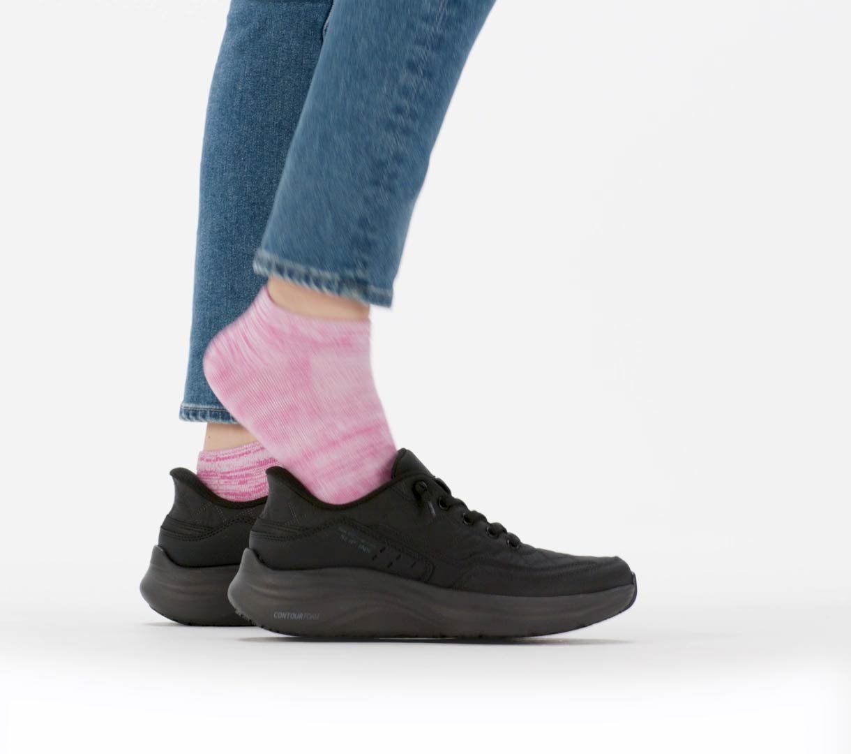 Skechers Slip-ins Work Slip-Resistant: Contour Foam - Cozy Fit image number 1