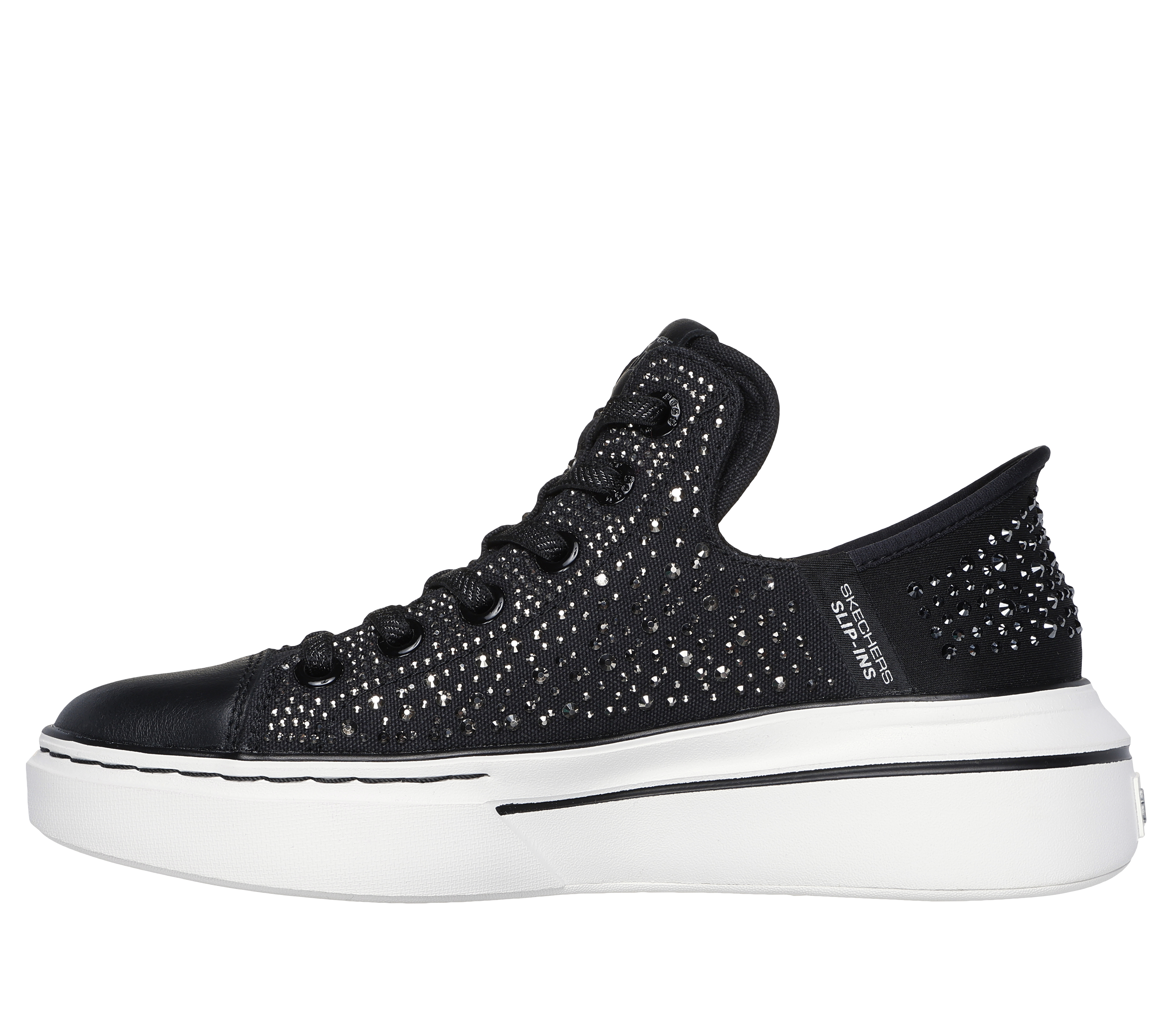 Black diamante skechers deals