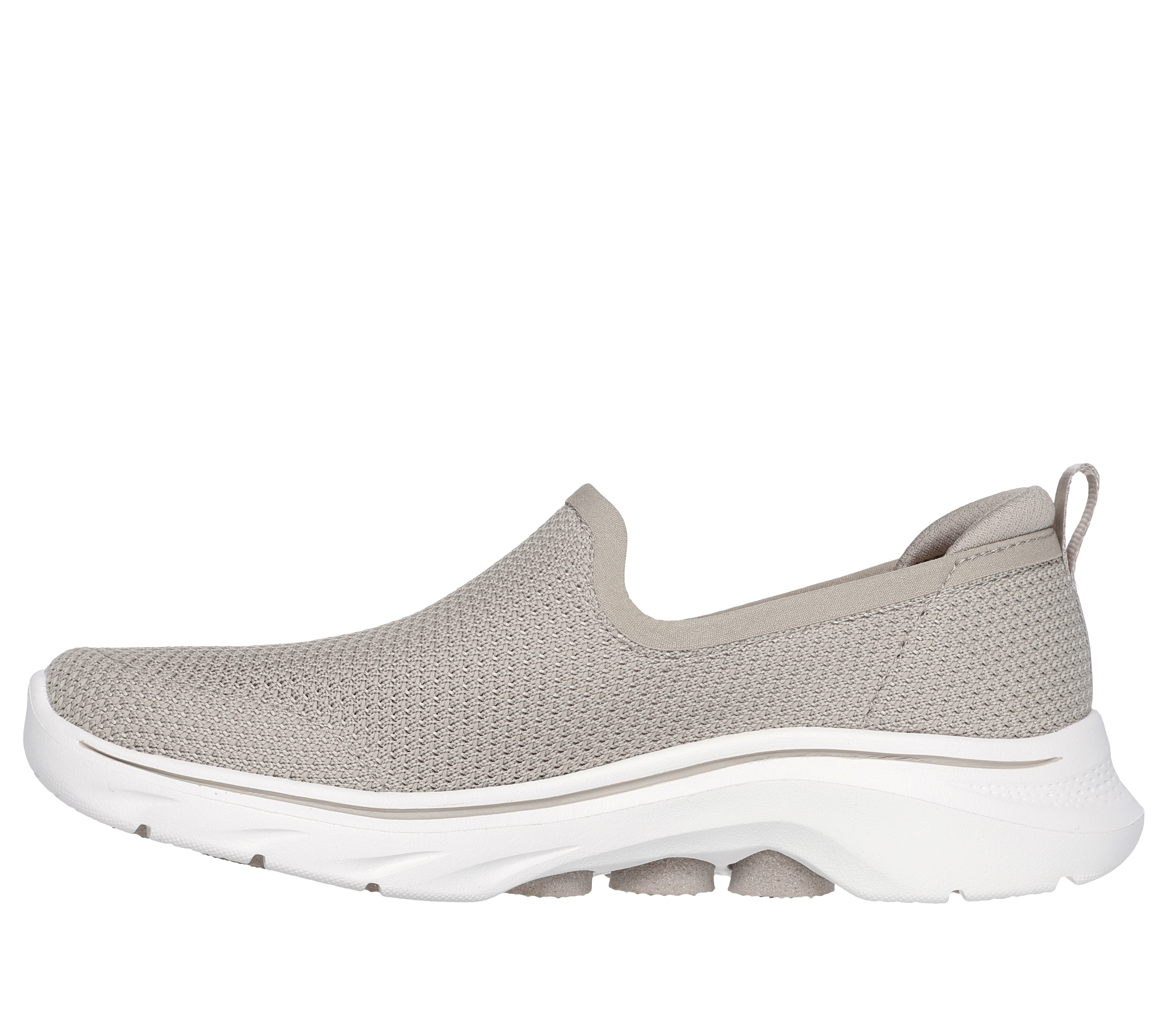 Skechers Women s GO WALK 7 Ivy Slip On Shoes in Taupe Size 10.0 Vegan Medium Width Machine Washable