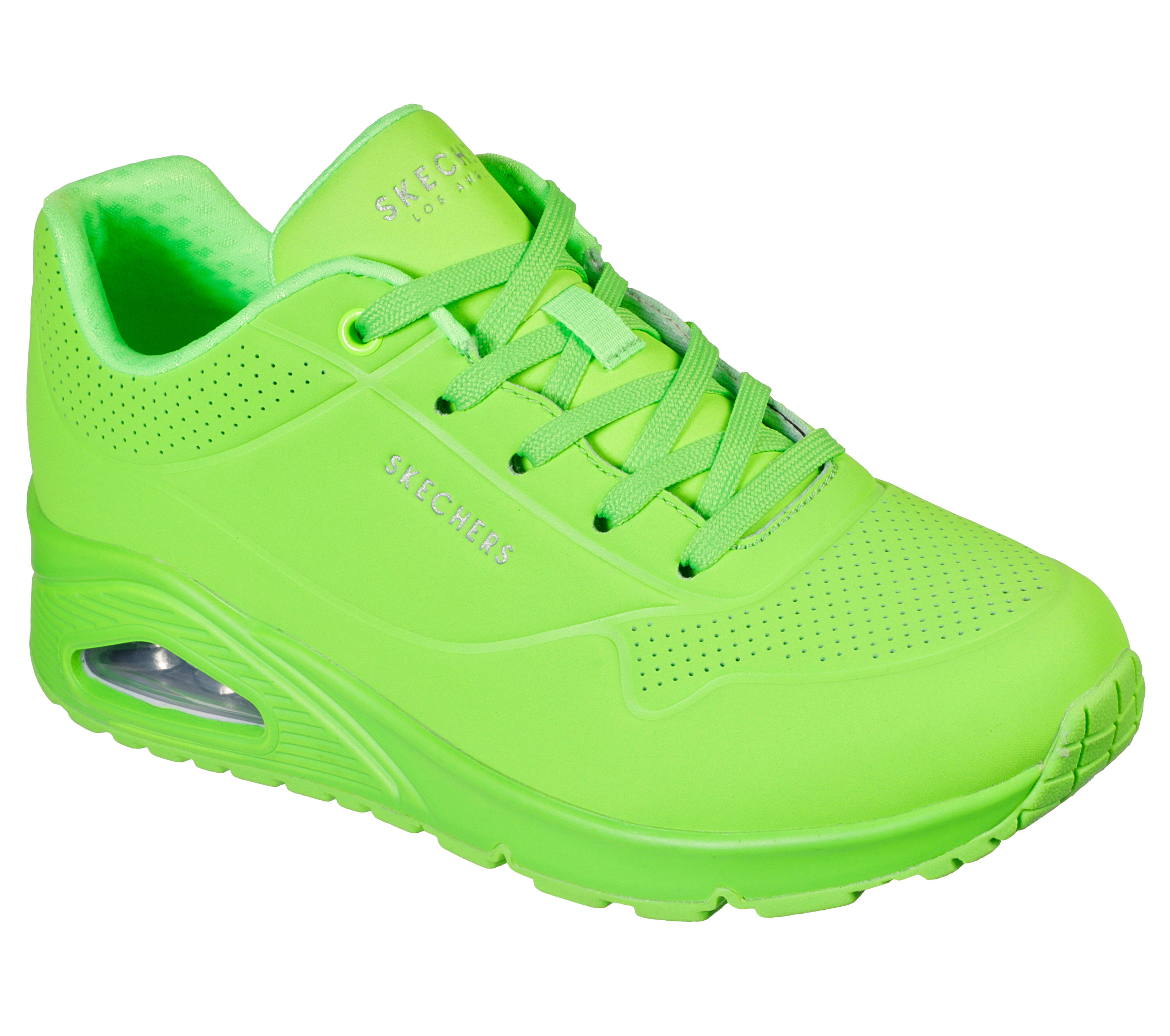 Green and black skechers on sale