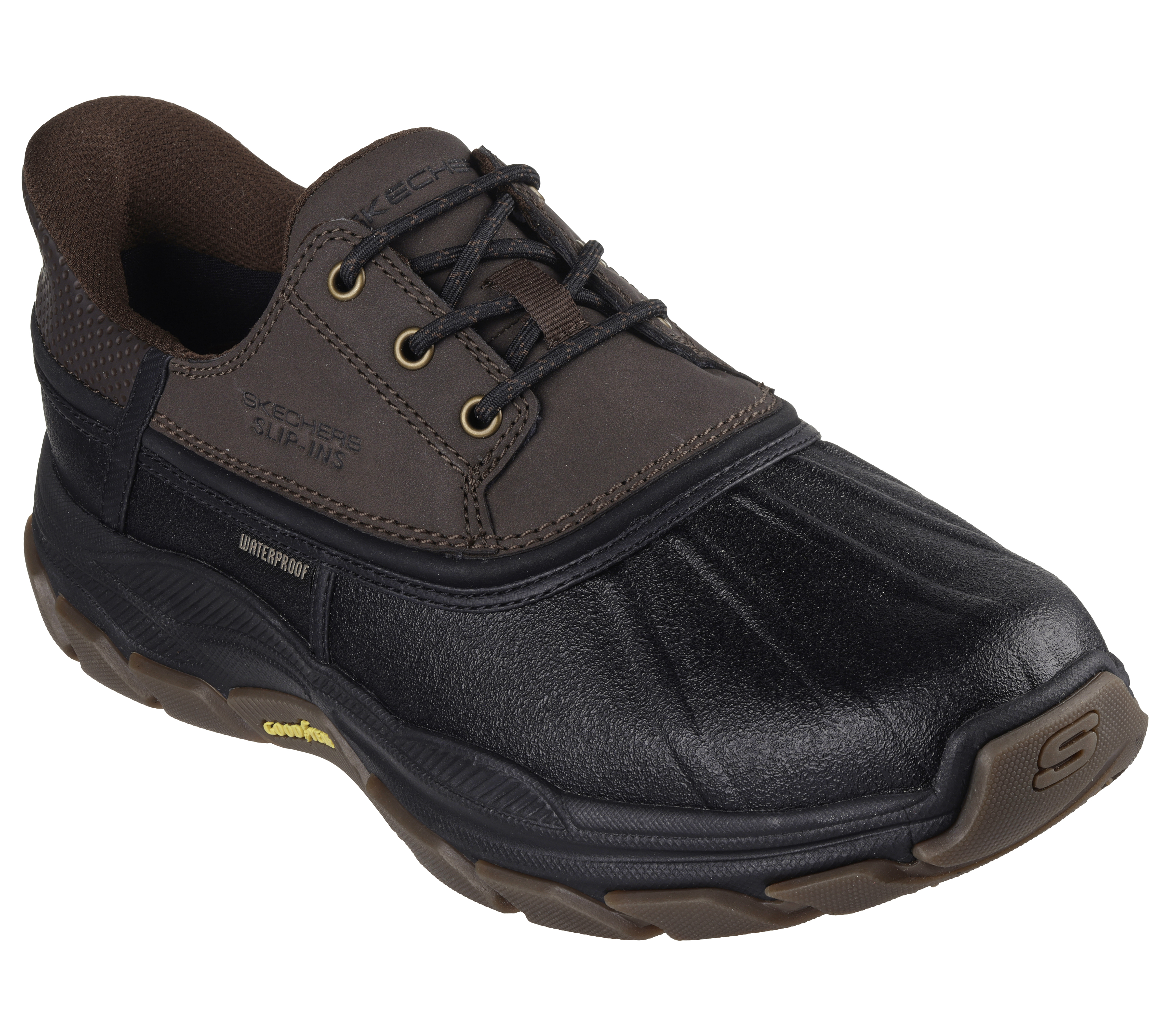 Black skechers duck boots outlet