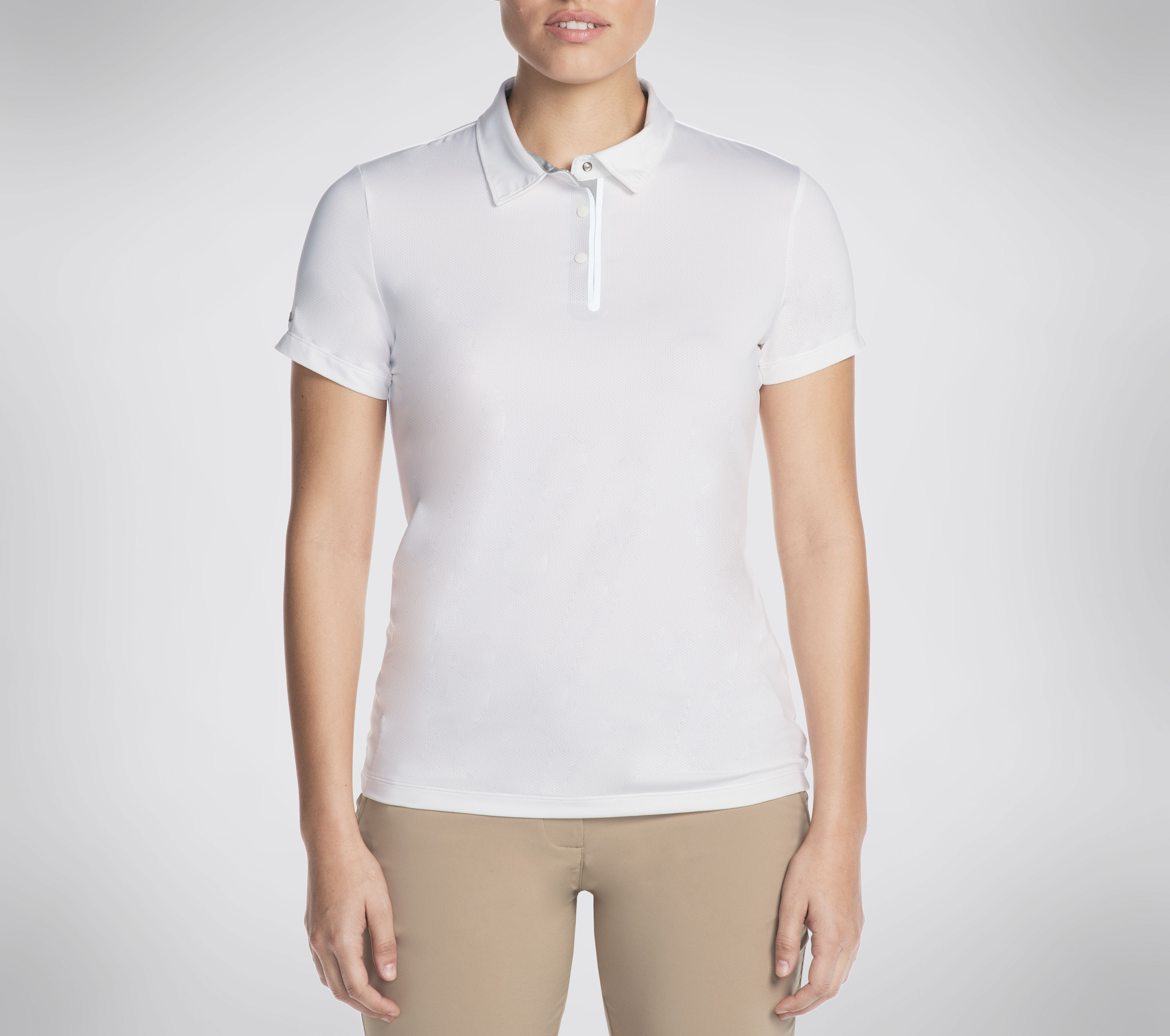 skechers polo shirt white OFF 68%