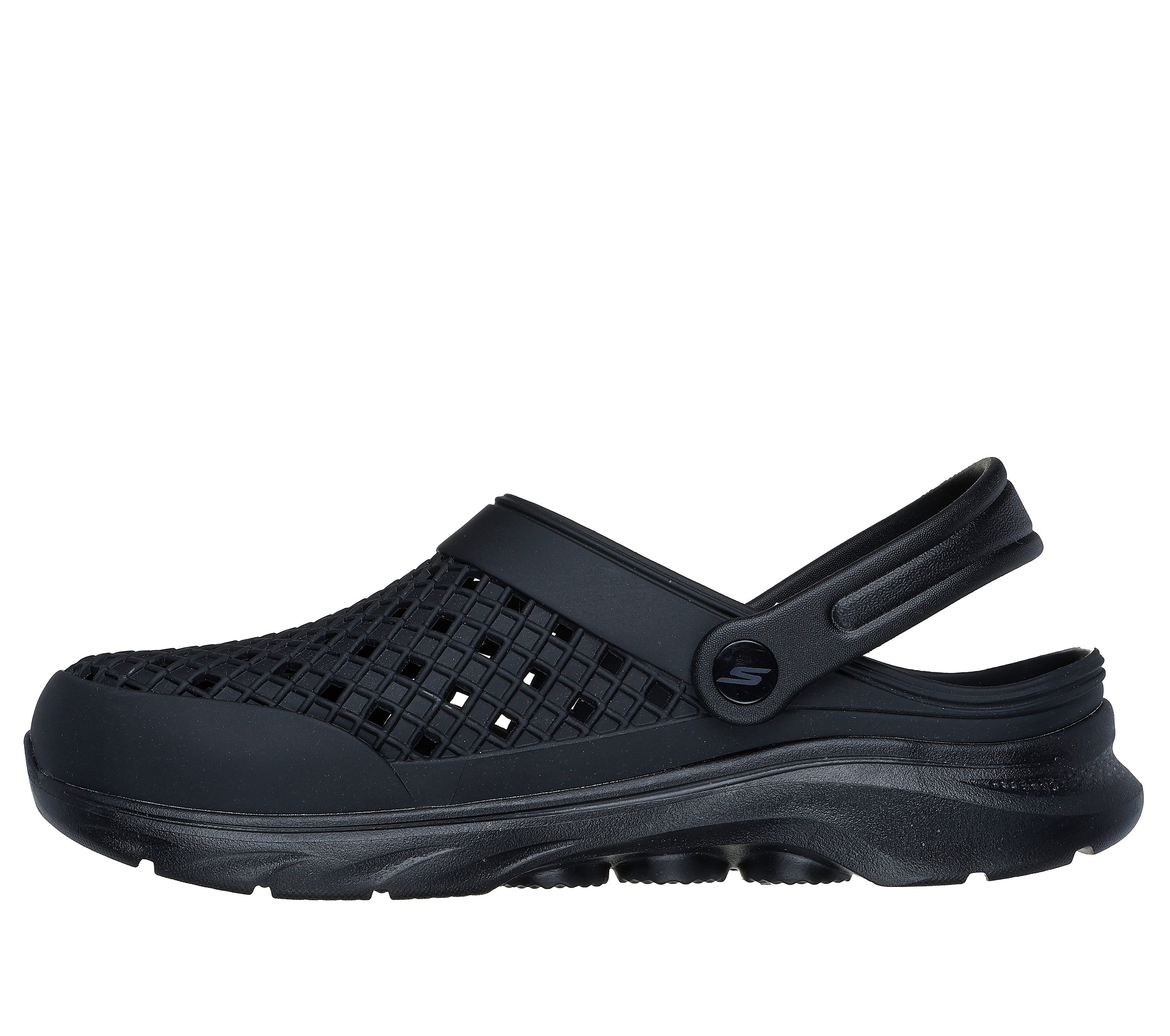 Skechers Men s Foamies GO WALK 7 Ambition Mule in Black Size 11.0 Medium Width Machine Washable