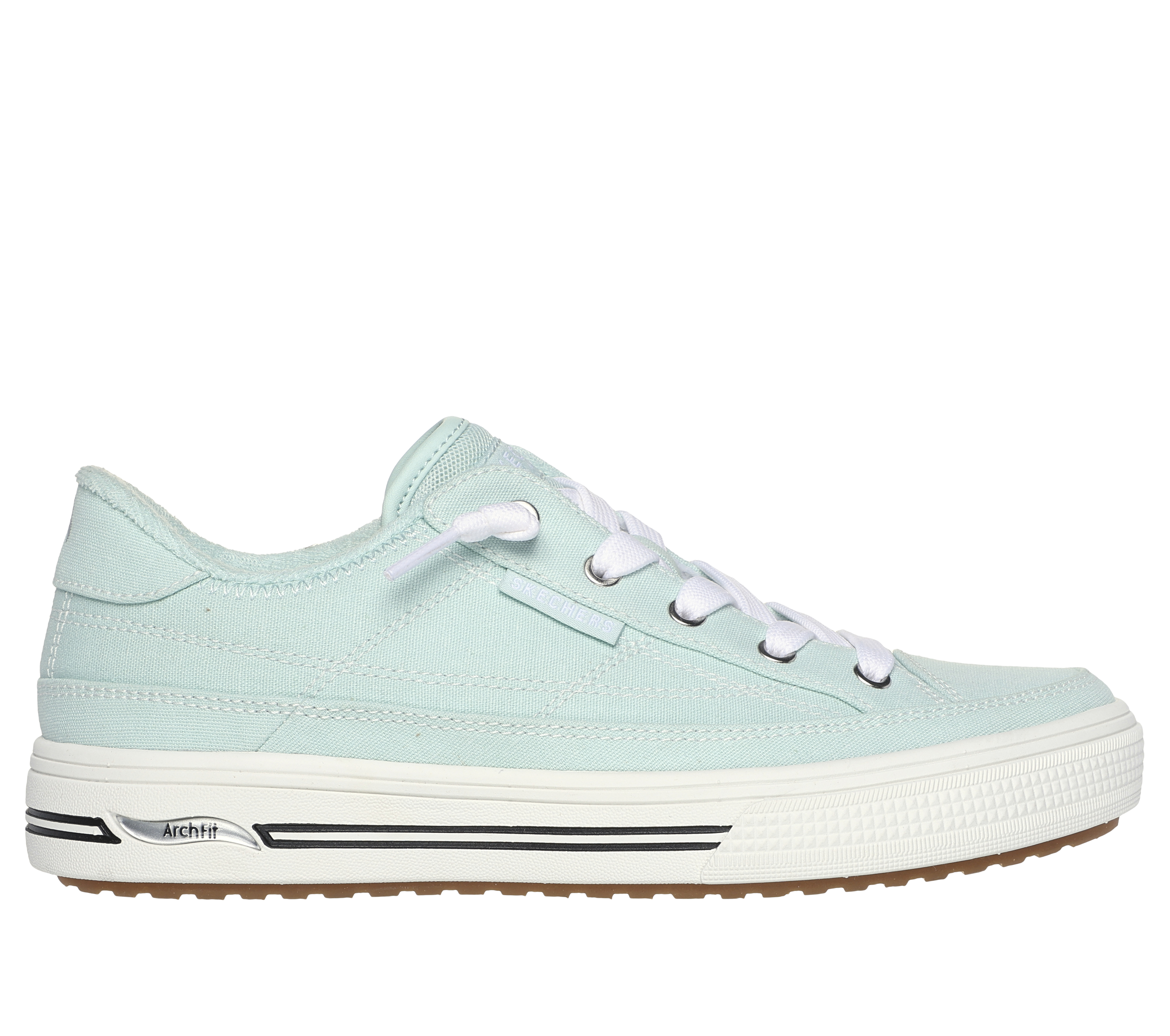 Basket skechers verte hot sale