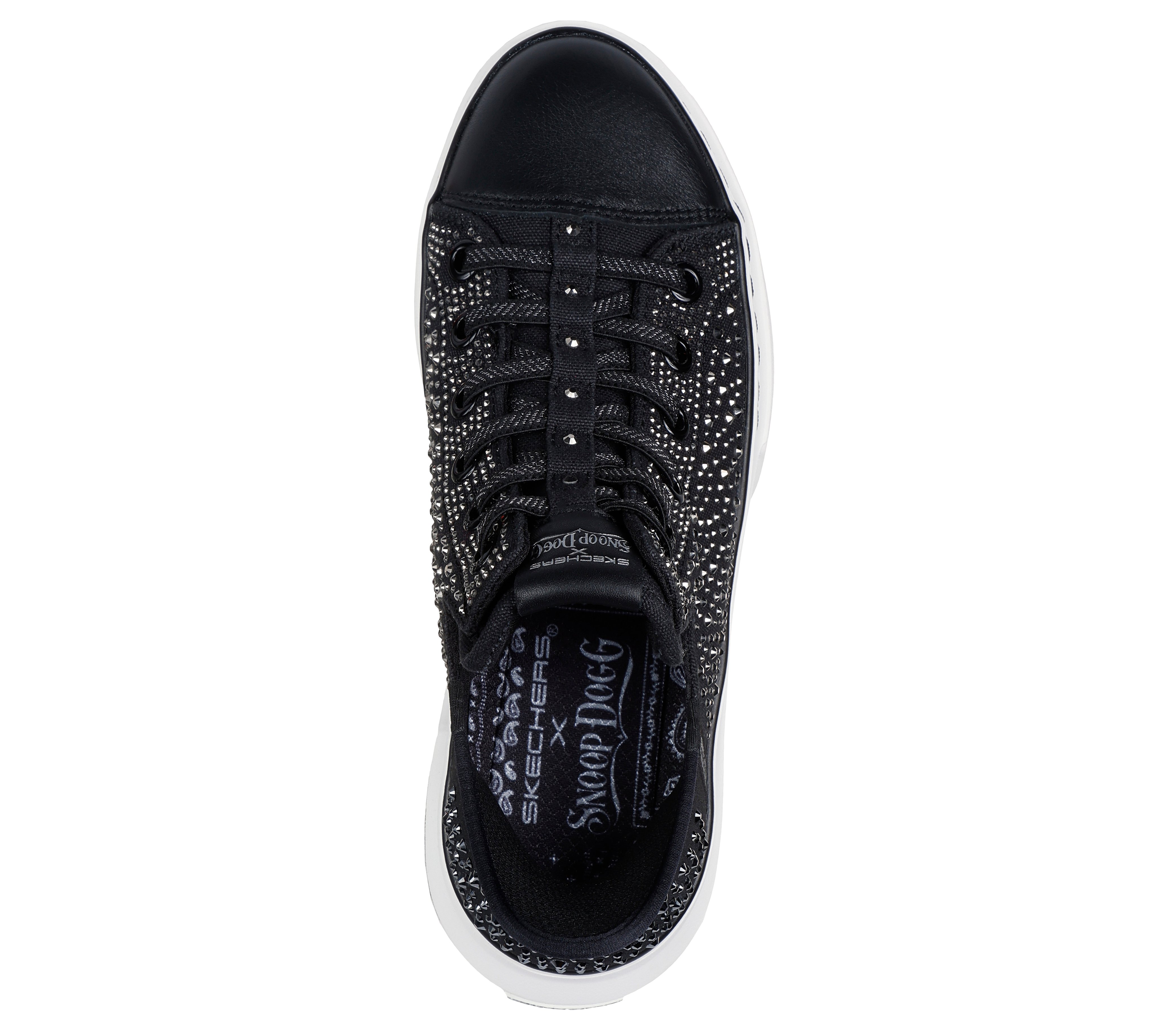 Black skechers portraits hotsell