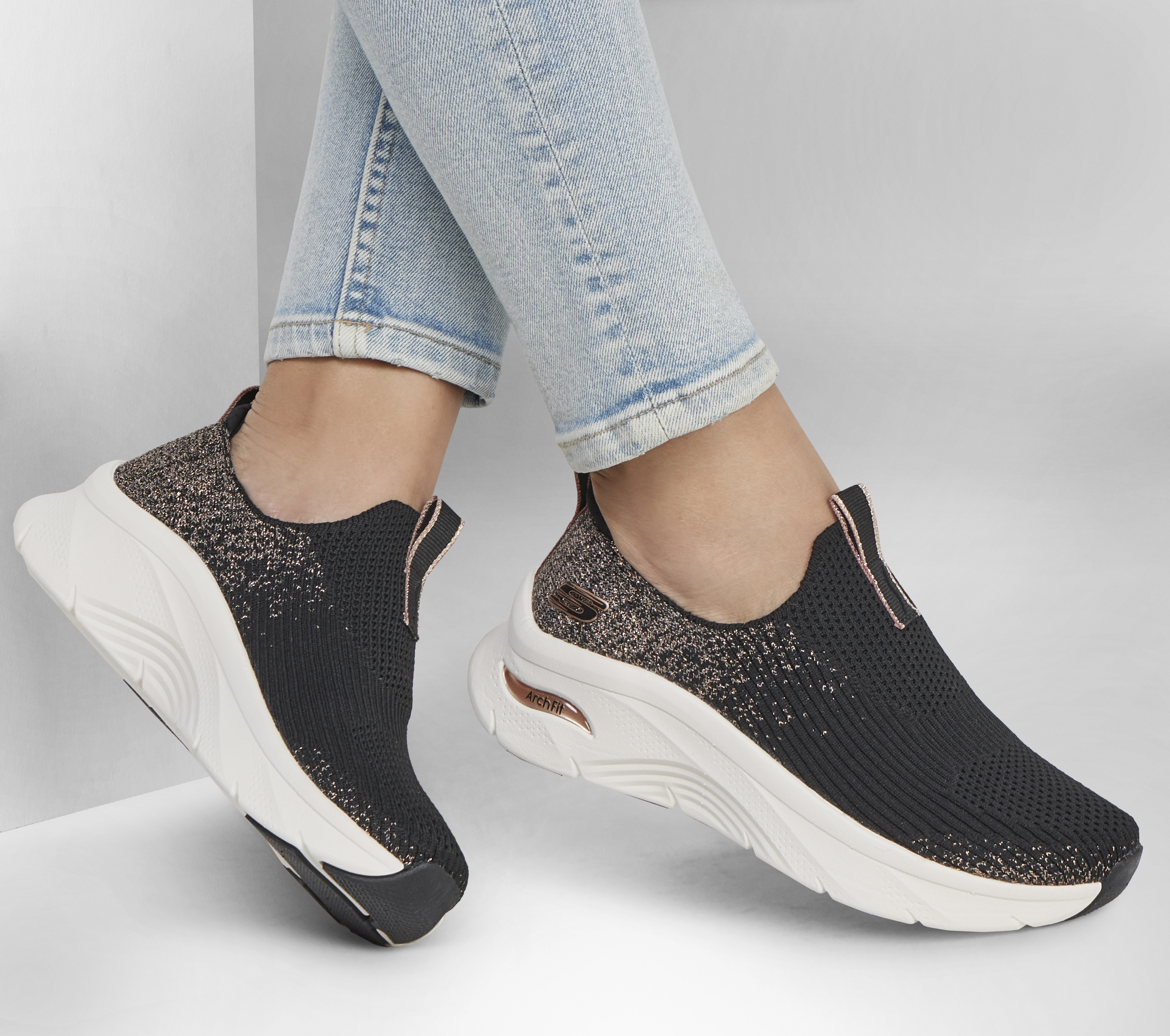 Relaxed fit skechers women's sale