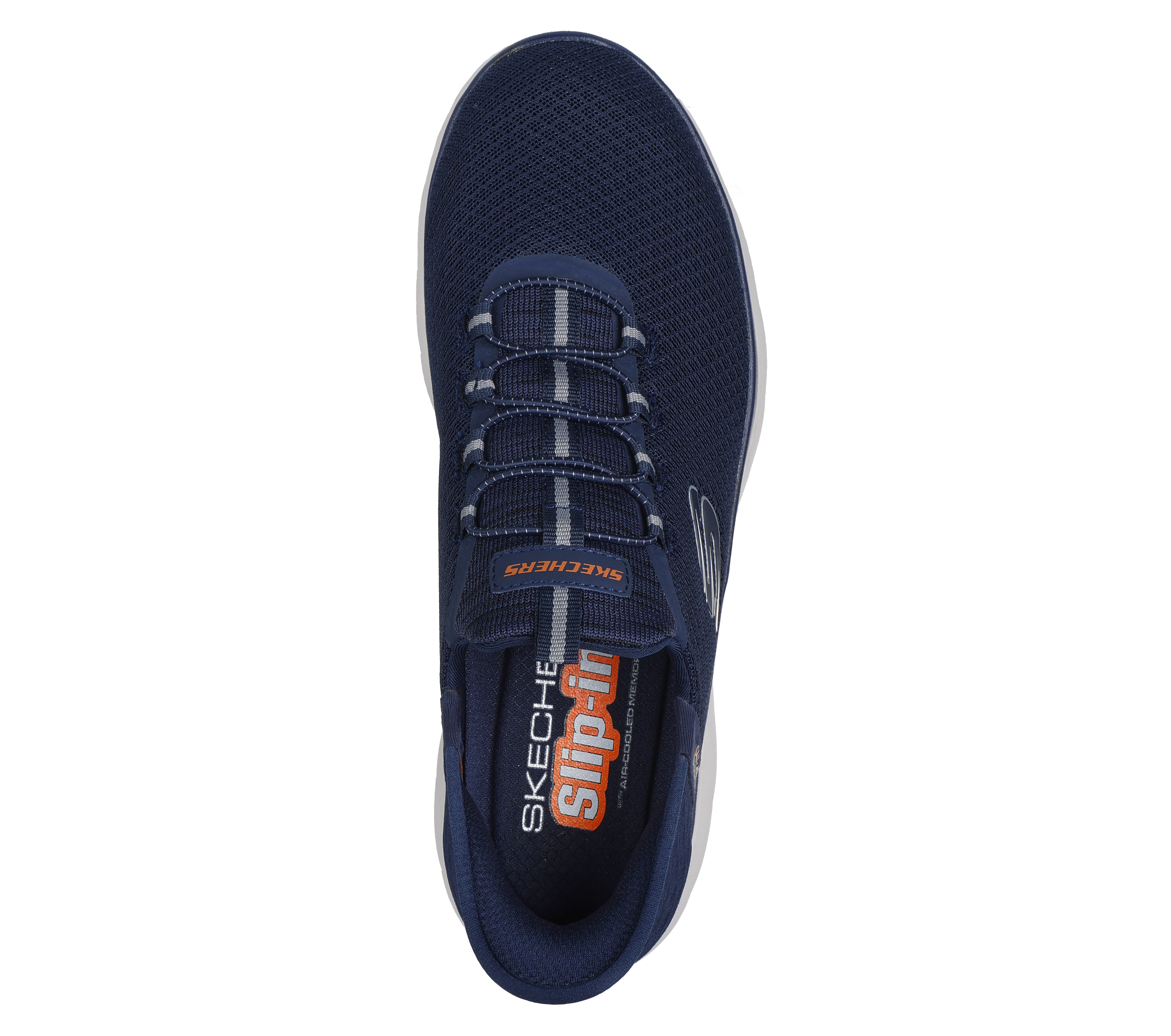 Navy blue slip deals on skechers