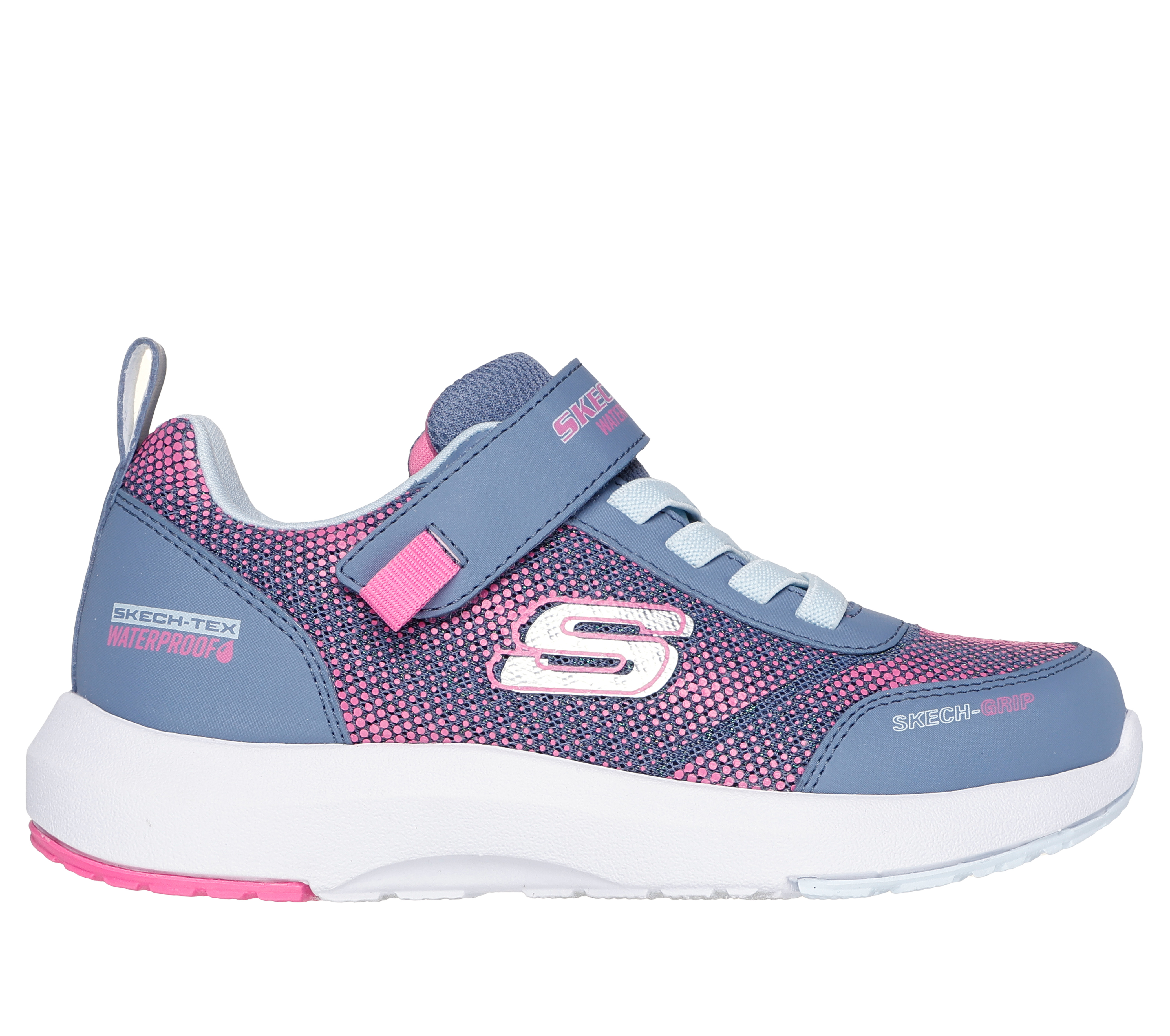 Skechers Girl s Dynamic Tread Journey Time Sneaker in Charcoal Pink Size 11.0 Medium Width