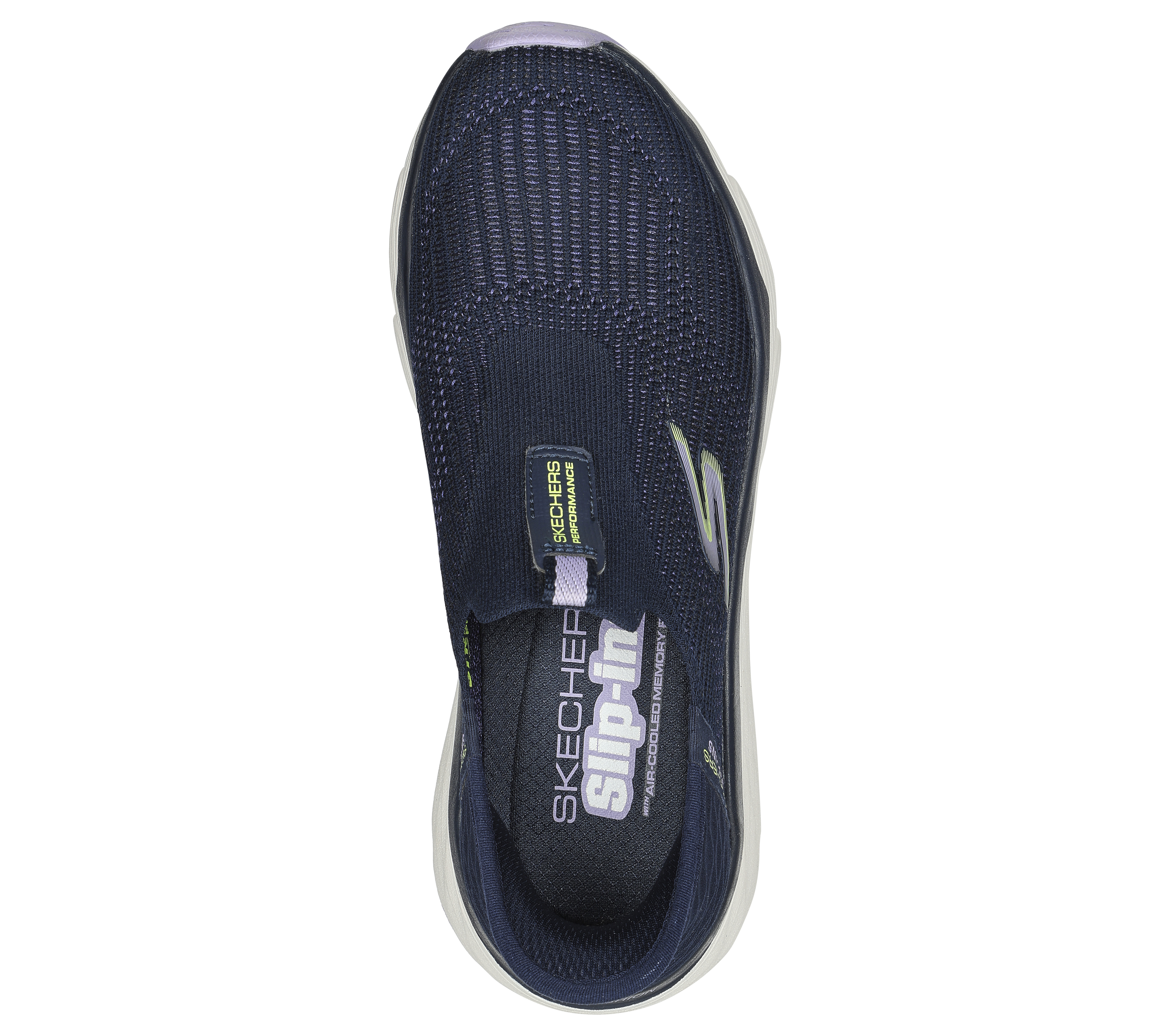 Skechers Women's Slip-Ins Max Cushioning Smooth Slip-On Platform Shoes